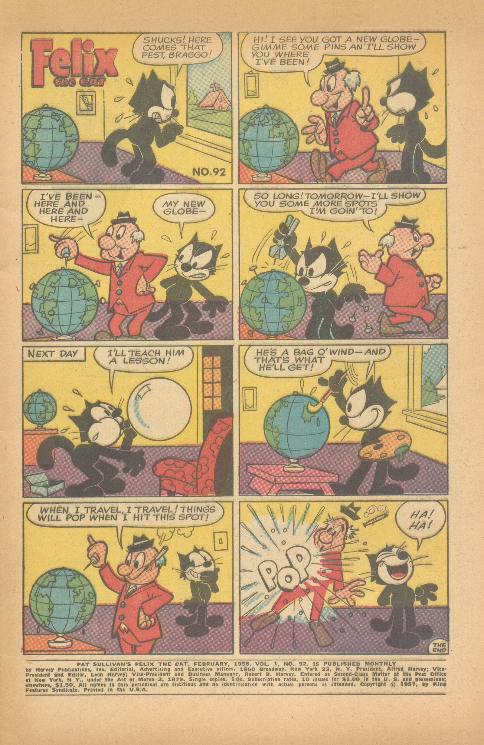 Read online Felix the Cat (1955) comic -  Issue #92 - 3