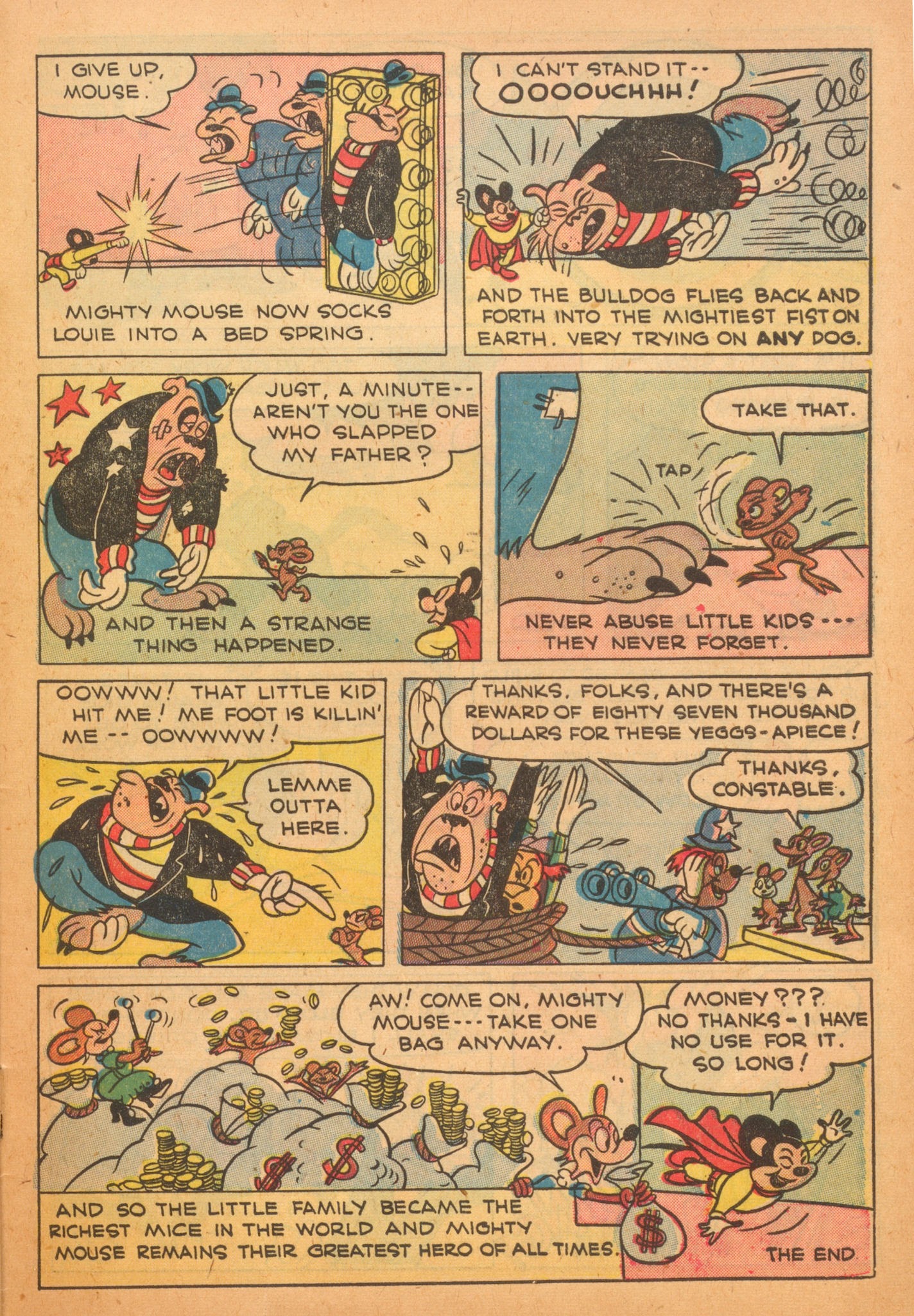 Read online Paul Terry's Mighty Mouse Comics comic -  Issue #16 - 33