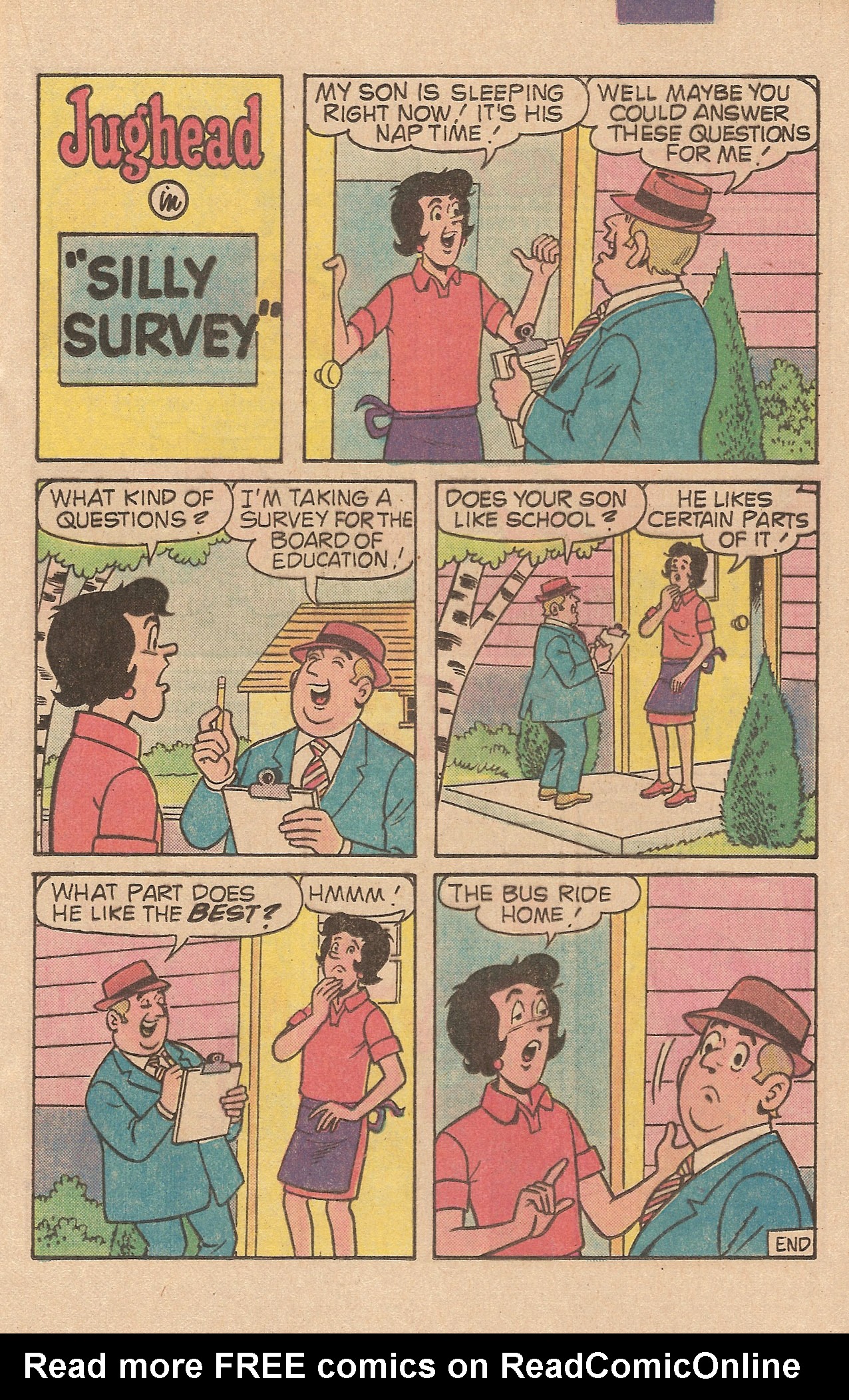 Read online Jughead's Jokes comic -  Issue #77 - 17