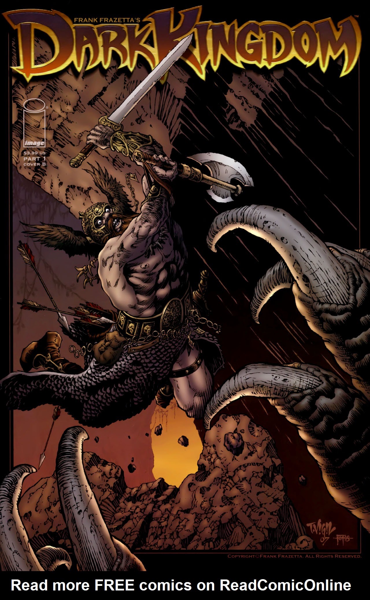 Read online Frank Frazetta's Dark Kingdom comic -  Issue #1 - 2