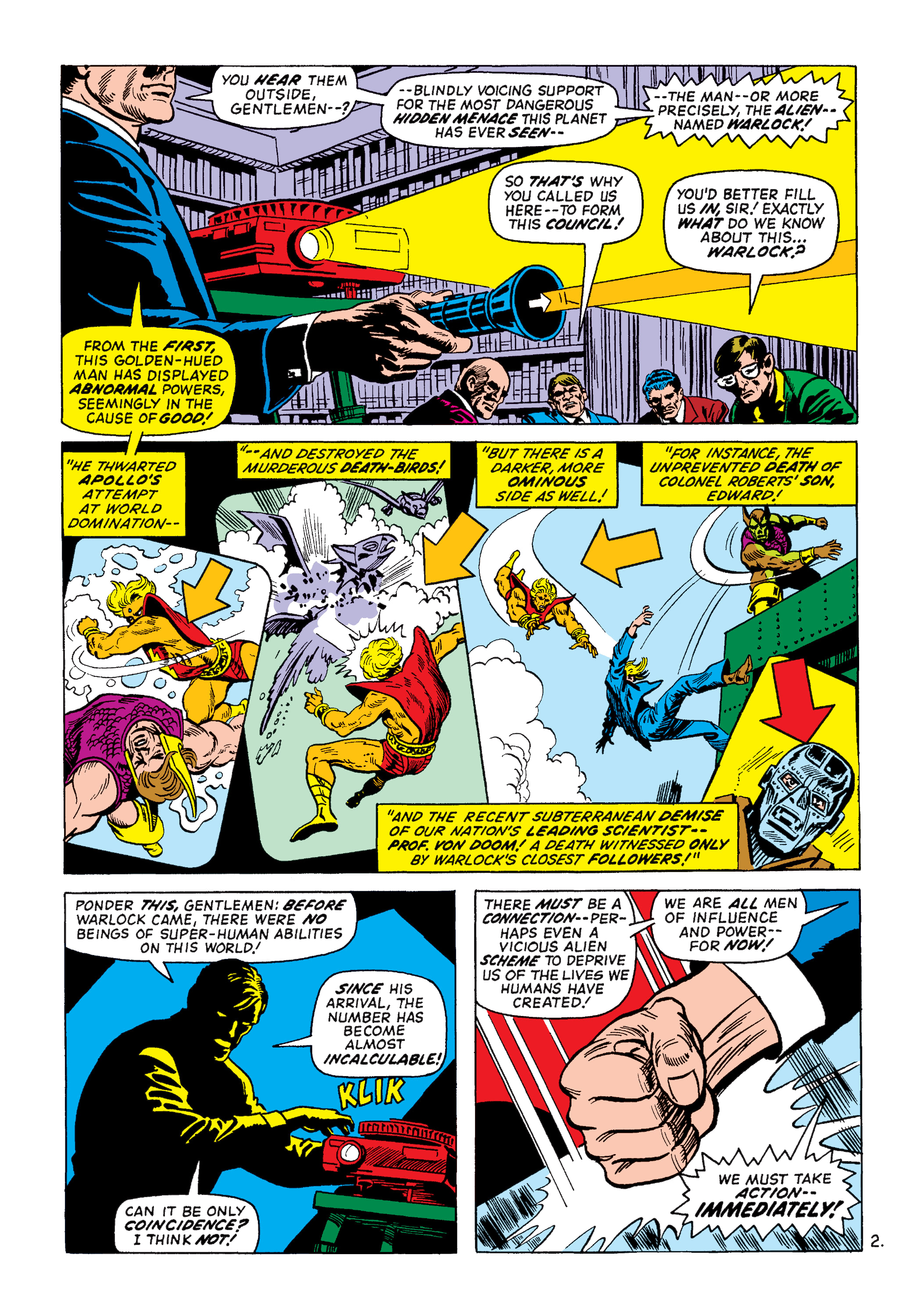 Read online Marvel Masterworks: Warlock comic -  Issue # TPB 1 (Part 3) - 3
