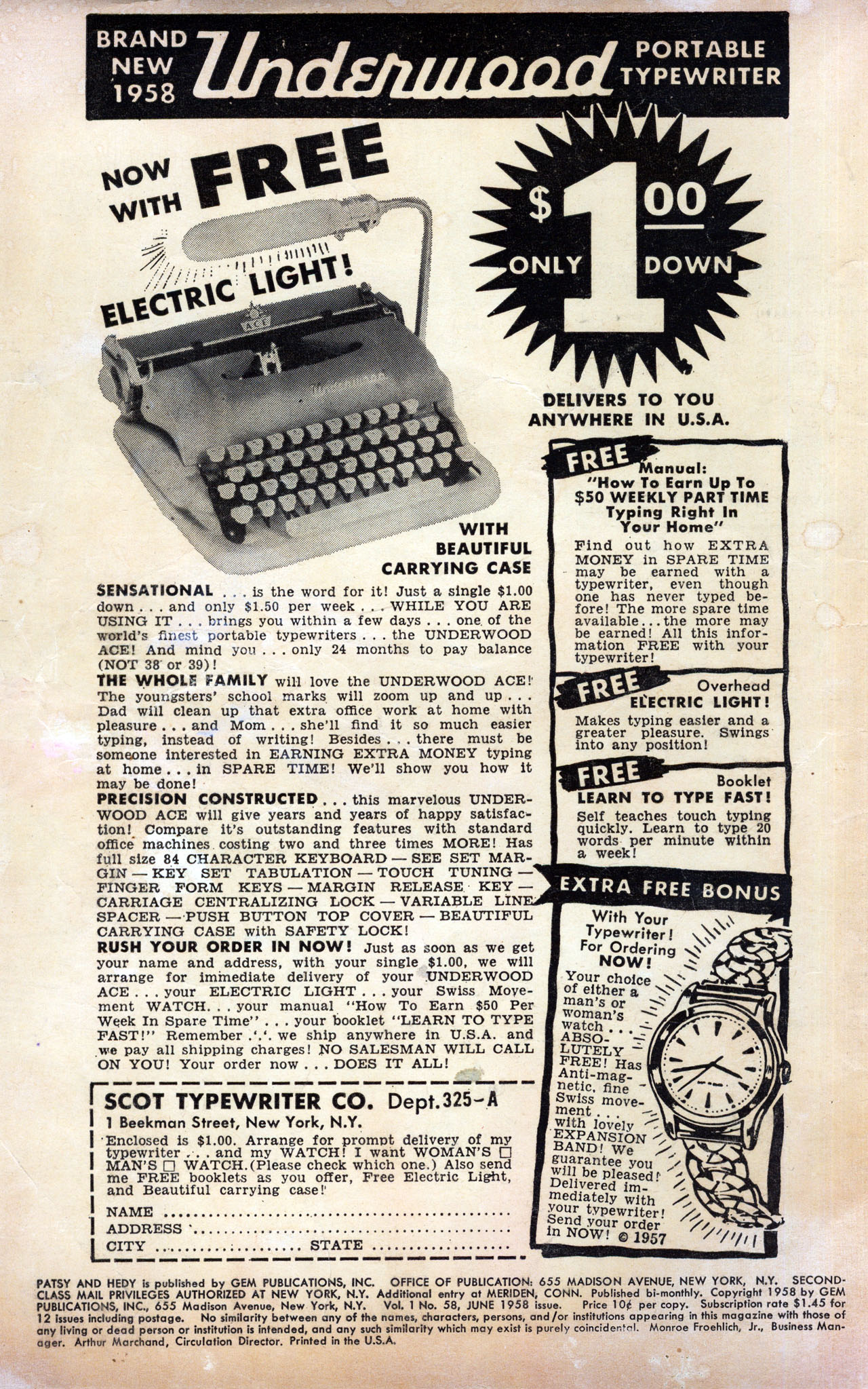 Read online Patsy and Hedy comic -  Issue #58 - 2