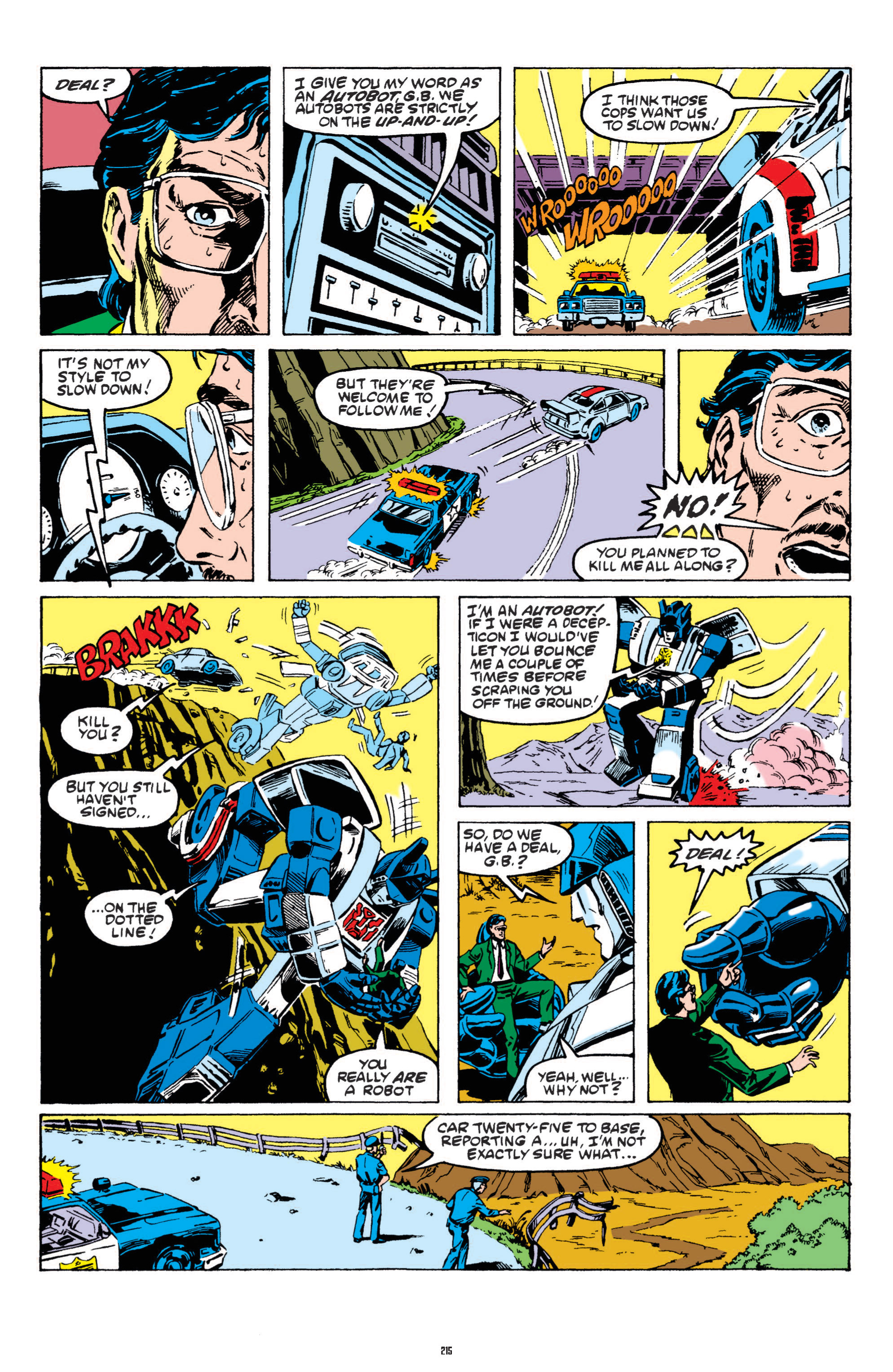 Read online The Transformers Classics comic -  Issue # TPB 1 - 216