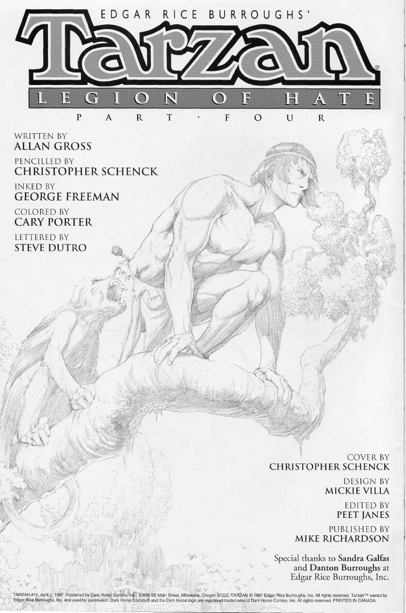 Read online Tarzan (1996) comic -  Issue #10 - 2
