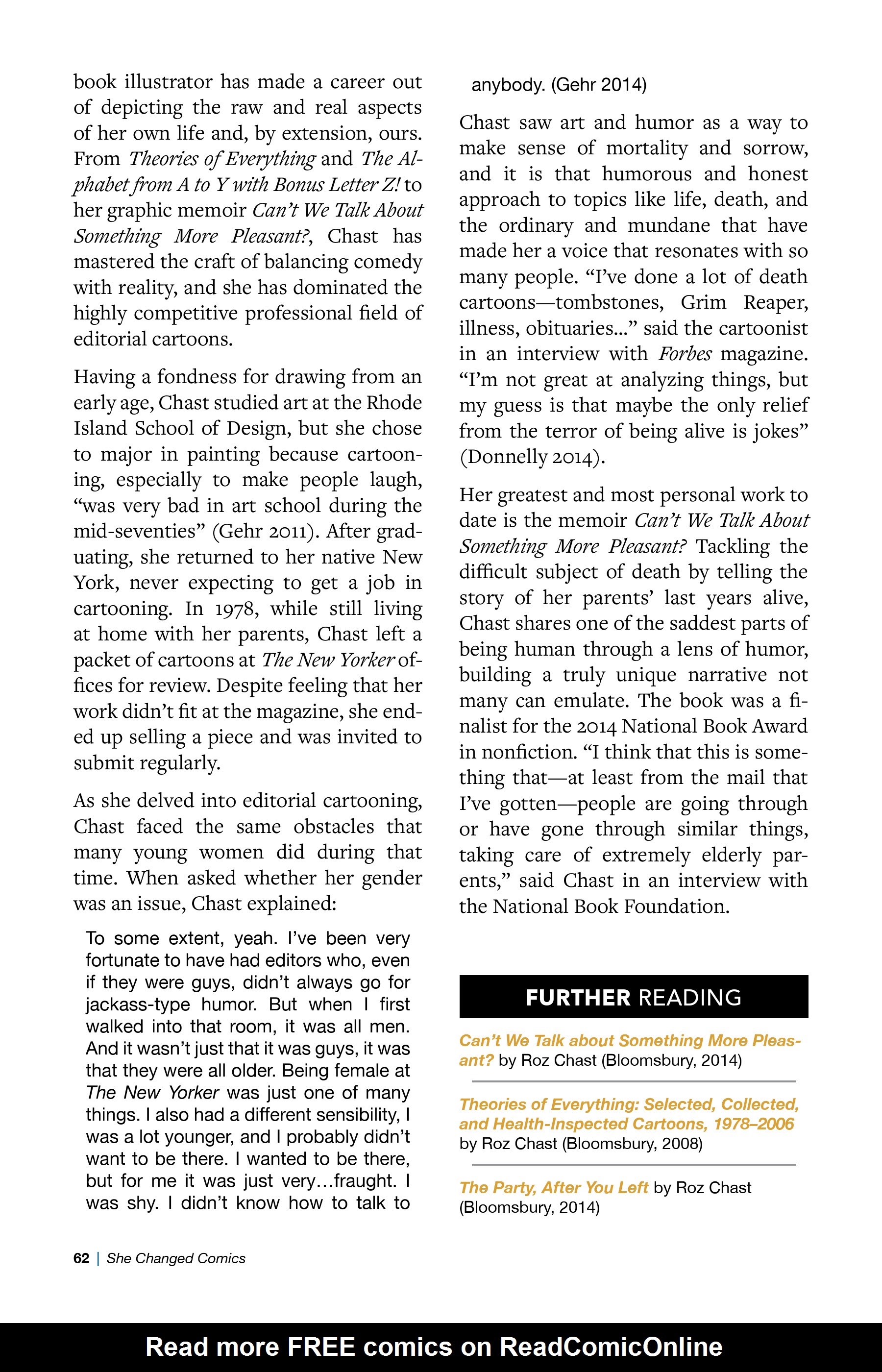 Read online CBLDF Presents: She Changed Comics comic -  Issue # TPB (Part 1) - 69