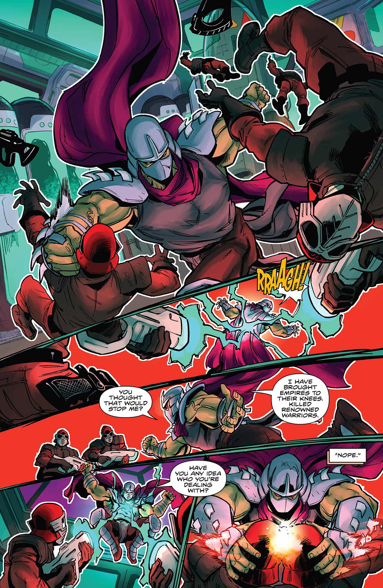 Read online Teenage Mutant Ninja Turtles vs. Street Fighter comic -  Issue #4 - 3