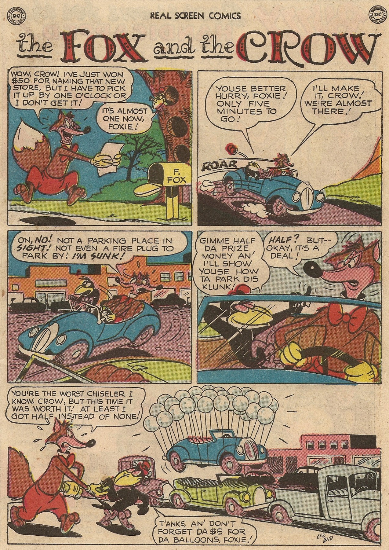 Read online Real Screen Comics comic -  Issue #36 - 39