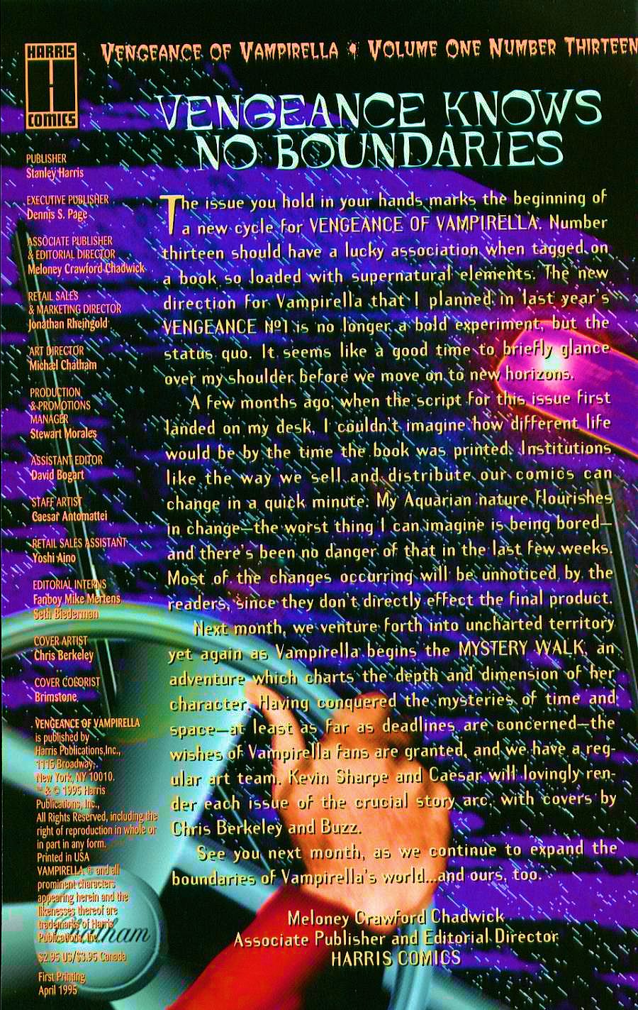 Read online Vengeance of Vampirella comic -  Issue #13 - 2