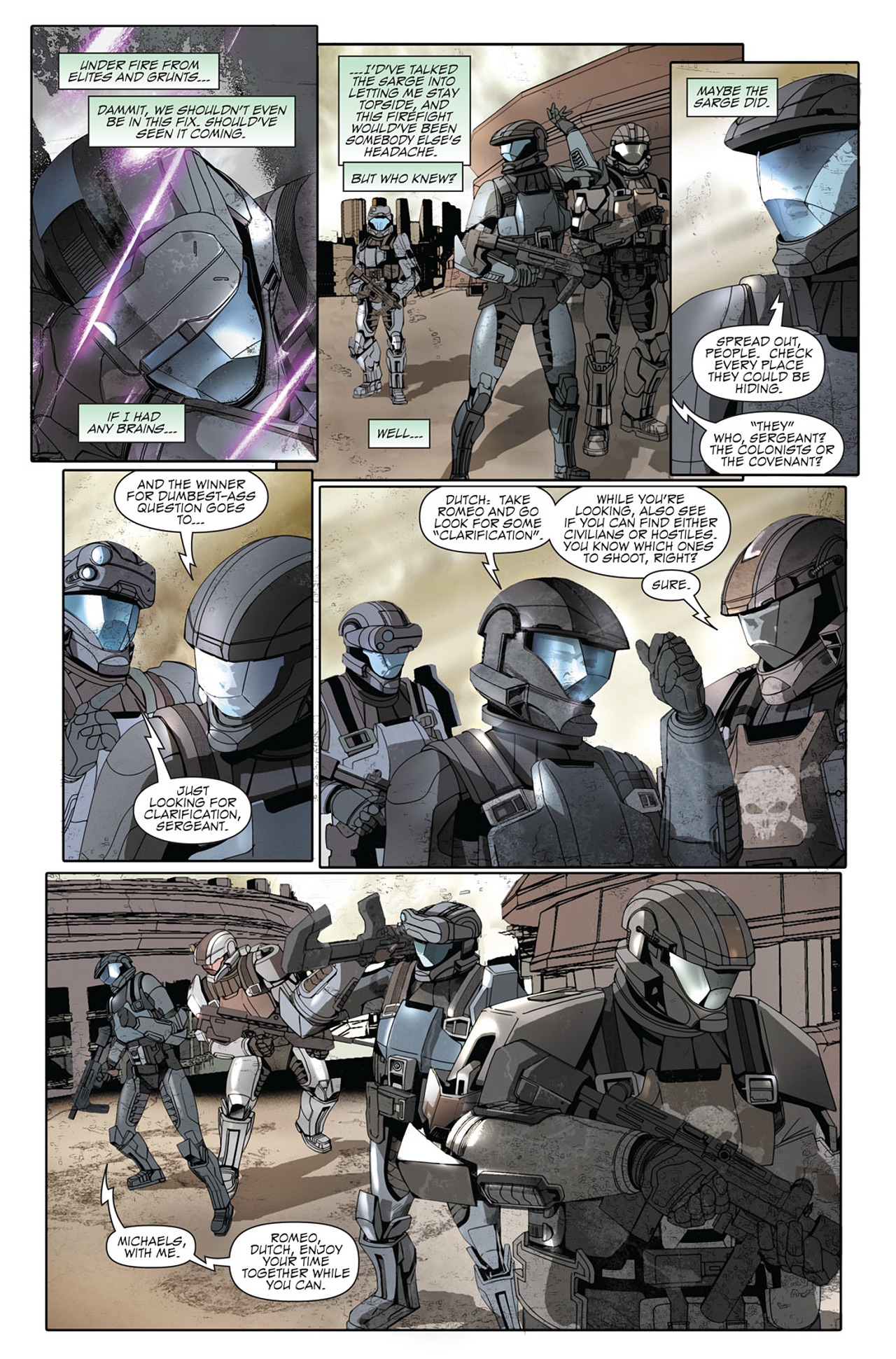 Read online Halo: Helljumper comic -  Issue # Full - 32