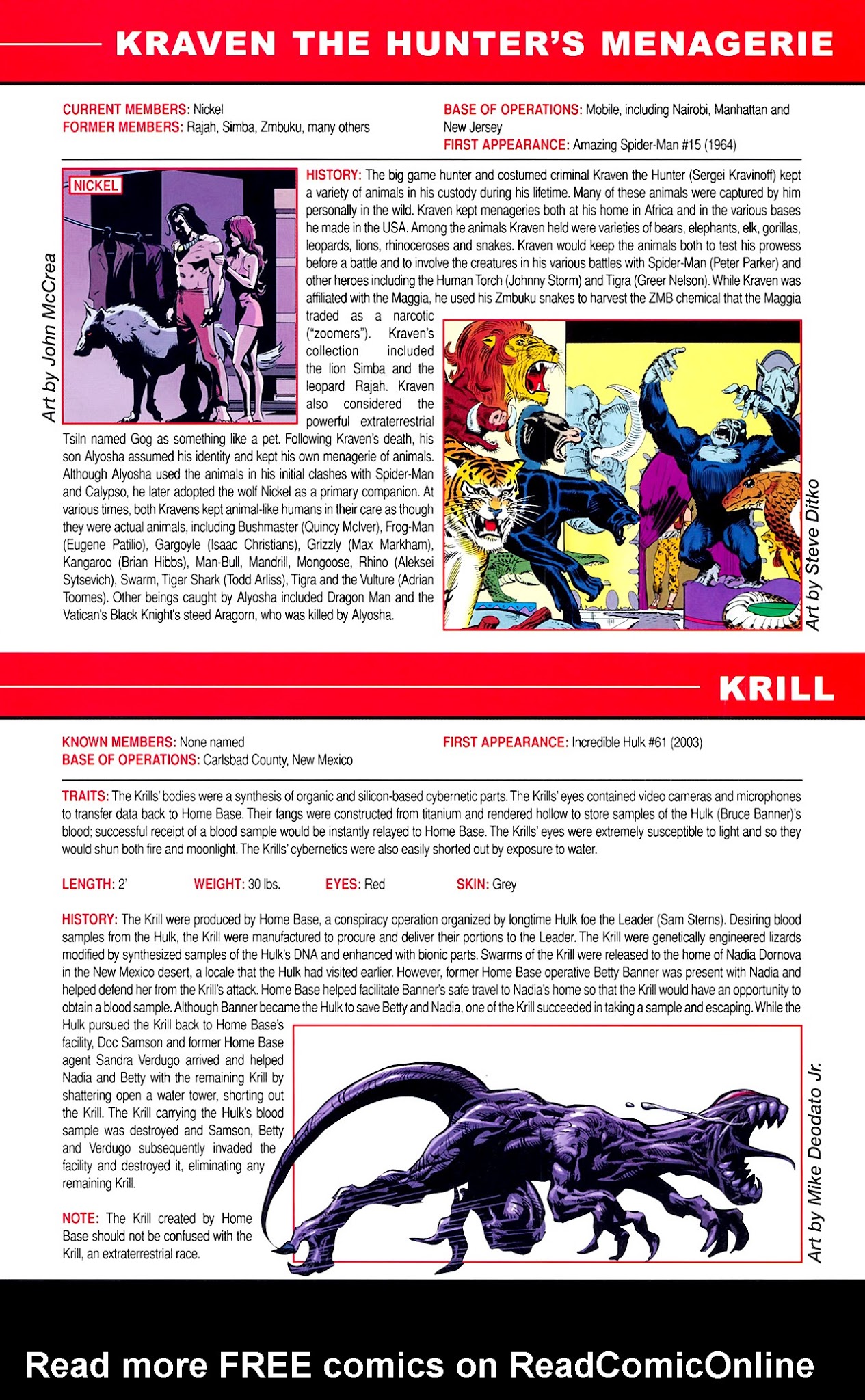 Read online Marvel Pets Handbook comic -  Issue # Full - 37