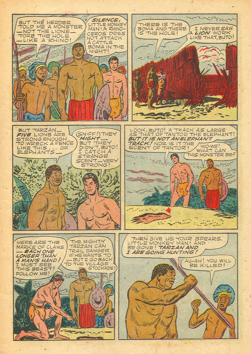 Read online Tarzan (1948) comic -  Issue #32 - 7
