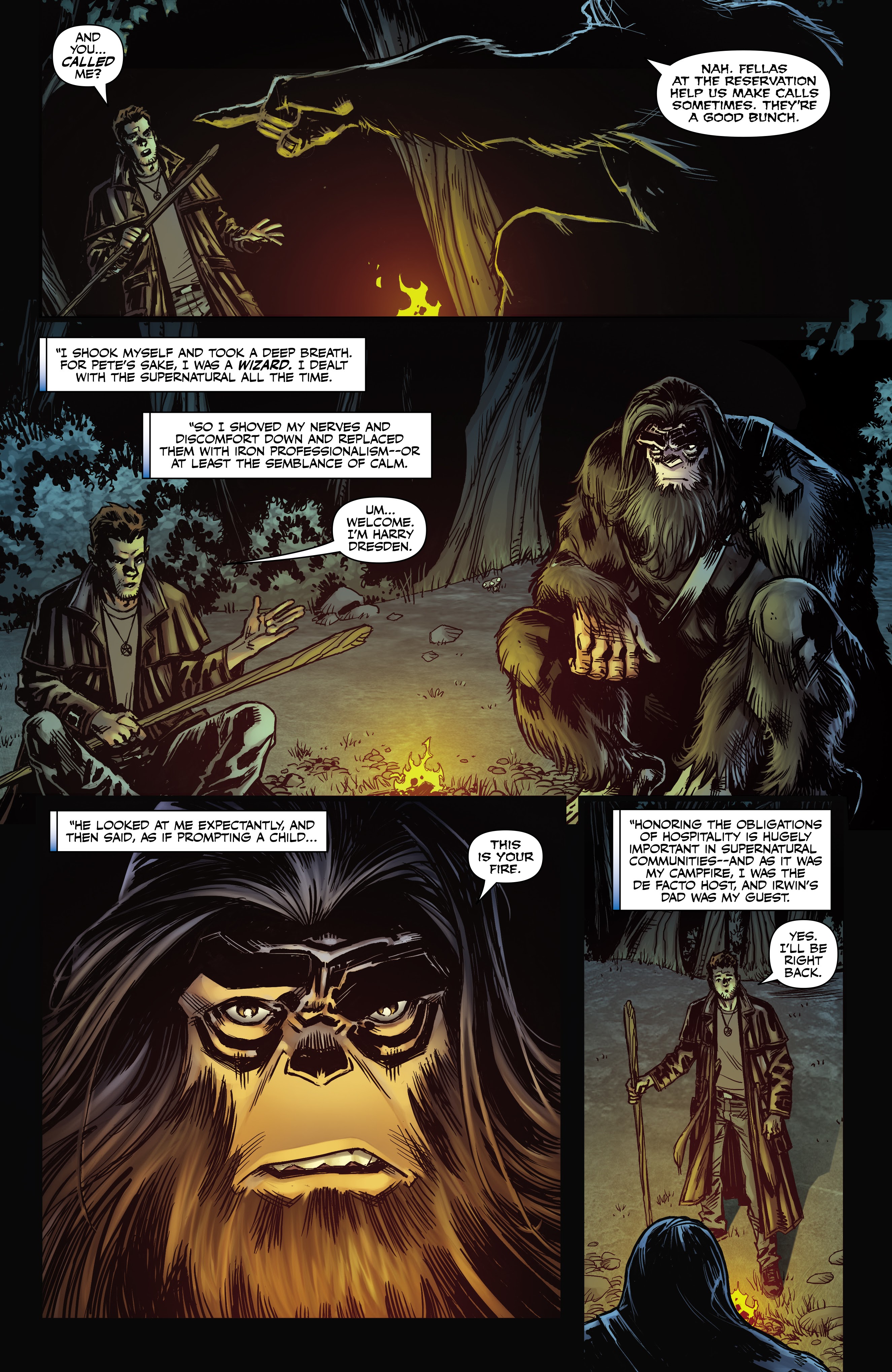 Read online Jim Butcher's The Dresden Files: Bigfoot comic -  Issue # TPB - 11