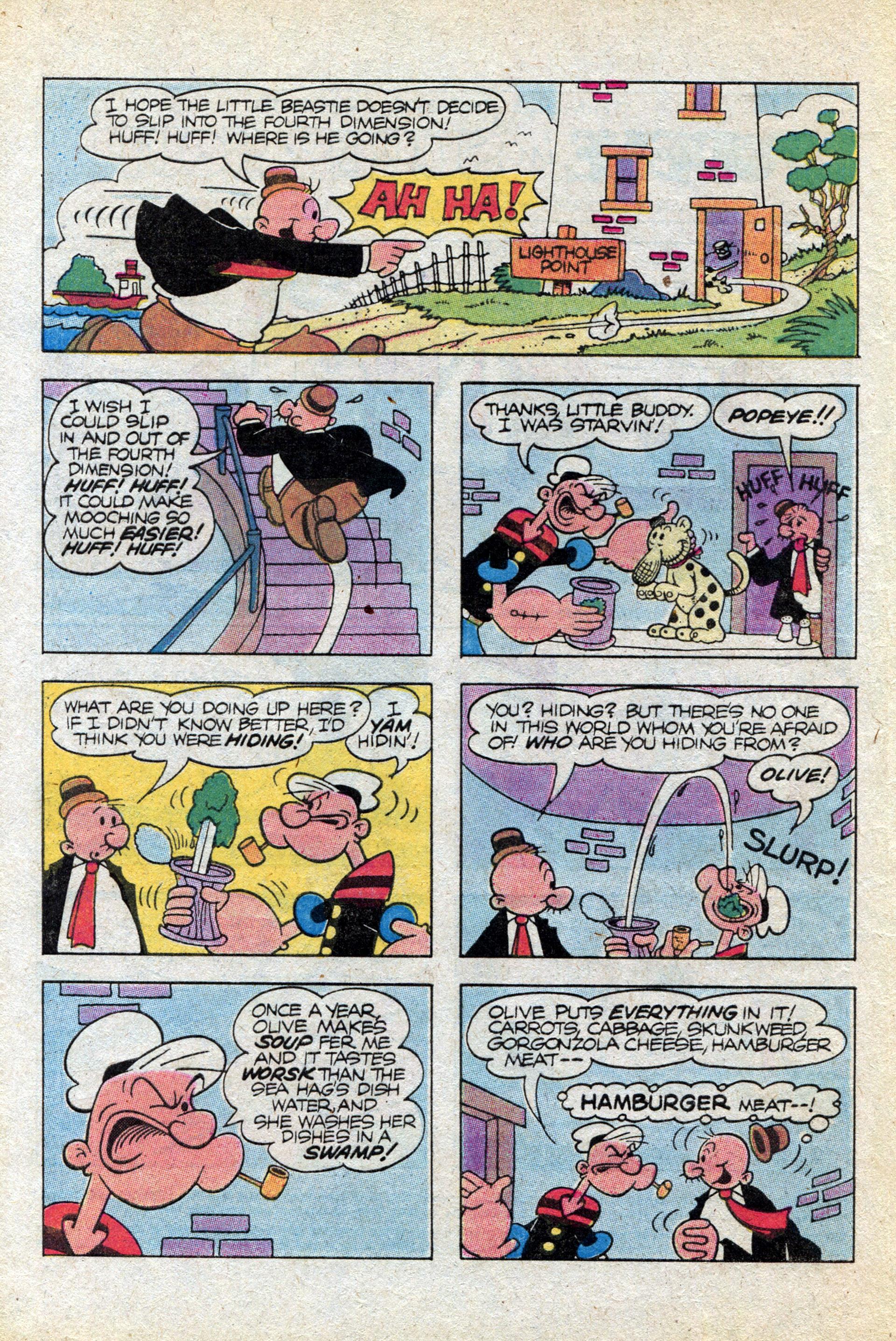 Read online Popeye (1948) comic -  Issue #167 - 4