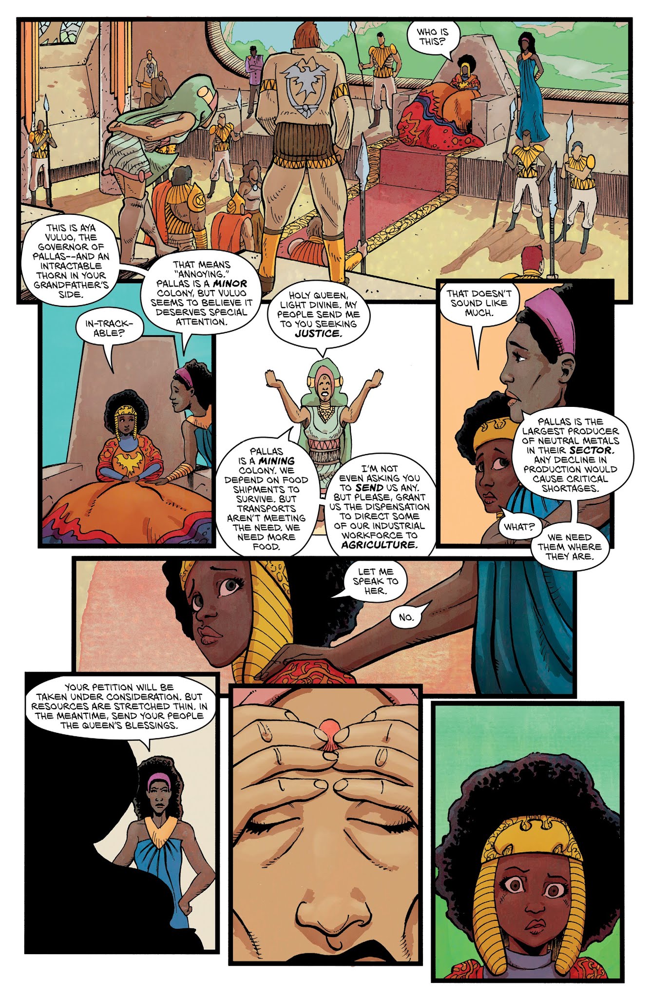 Read online Vagrant Queen comic -  Issue #4 - 5