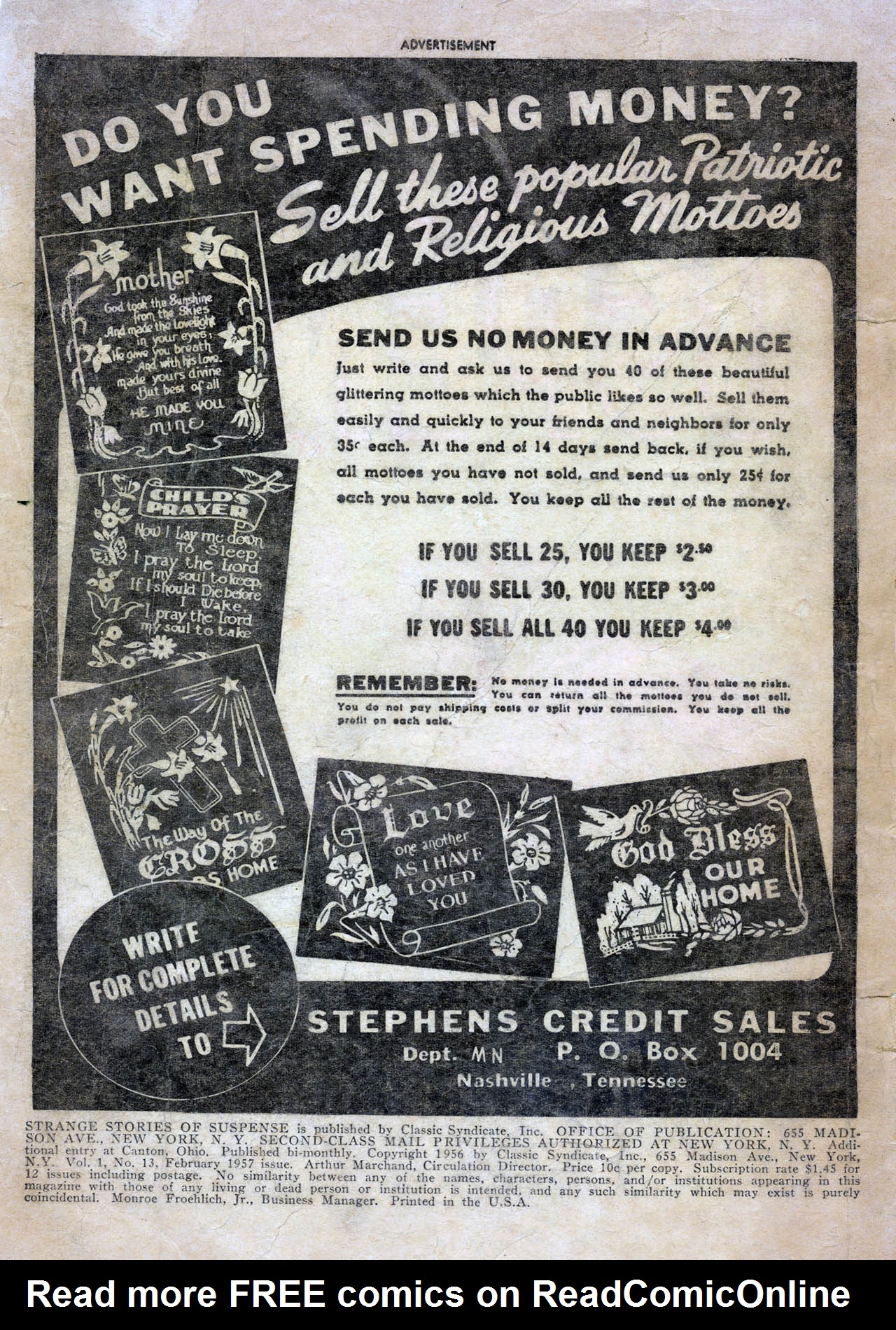 Read online Strange Stories of Suspense comic -  Issue #13 - 2