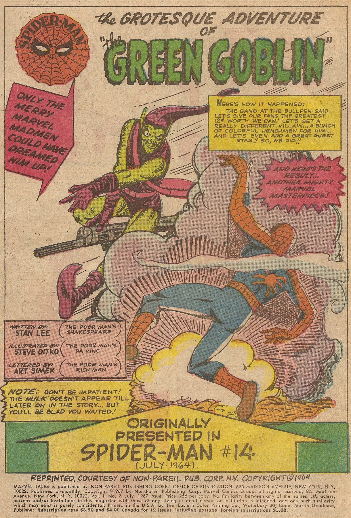 Read online Marvel Tales (1964) comic -  Issue #9 - 3