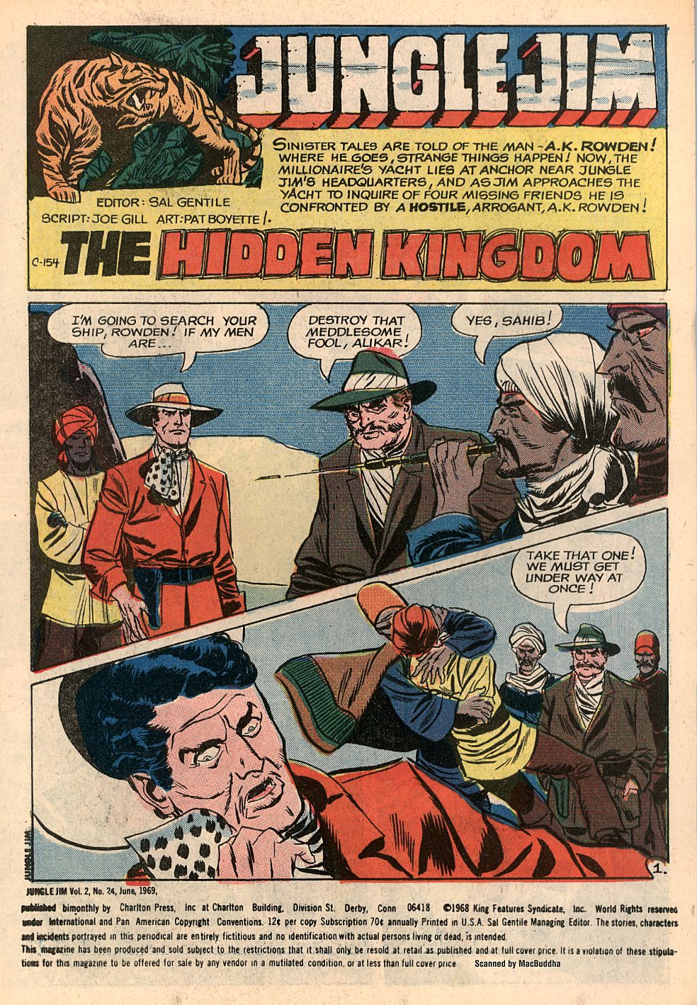 Read online Jungle Jim (1969) comic -  Issue #24 - 2