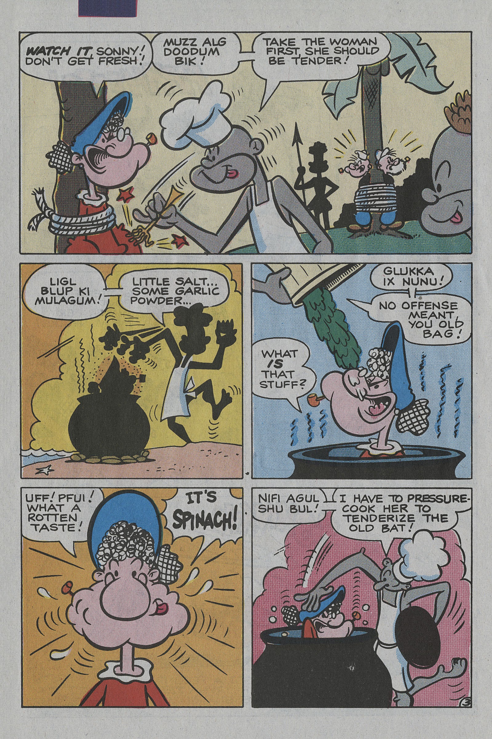 Read online Popeye (1993) comic -  Issue #5 - 16