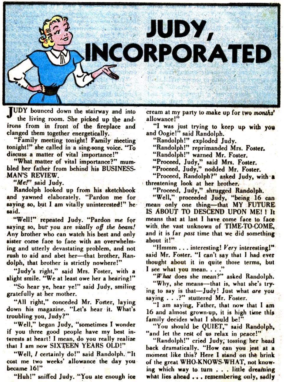 Read online A Date with Judy comic -  Issue #10 - 43