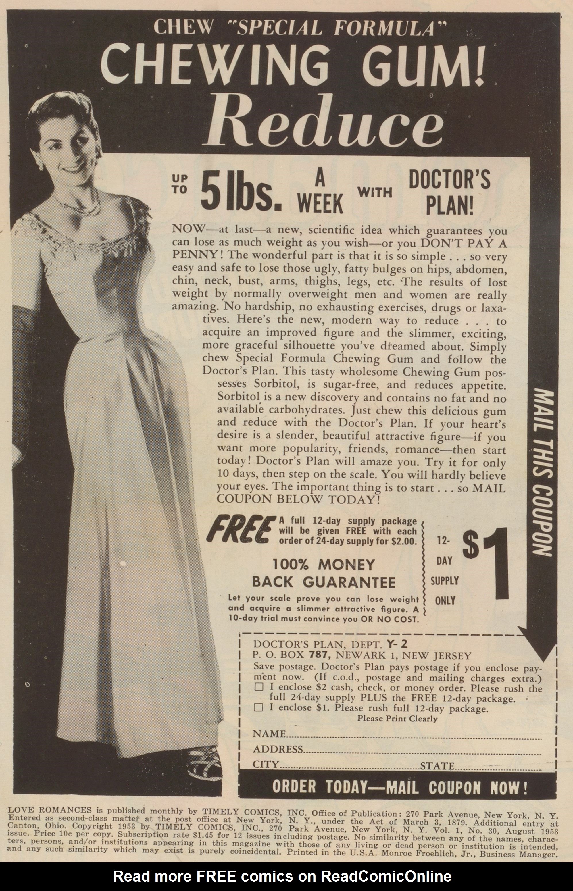 Read online Love Romances comic -  Issue #30 - 2