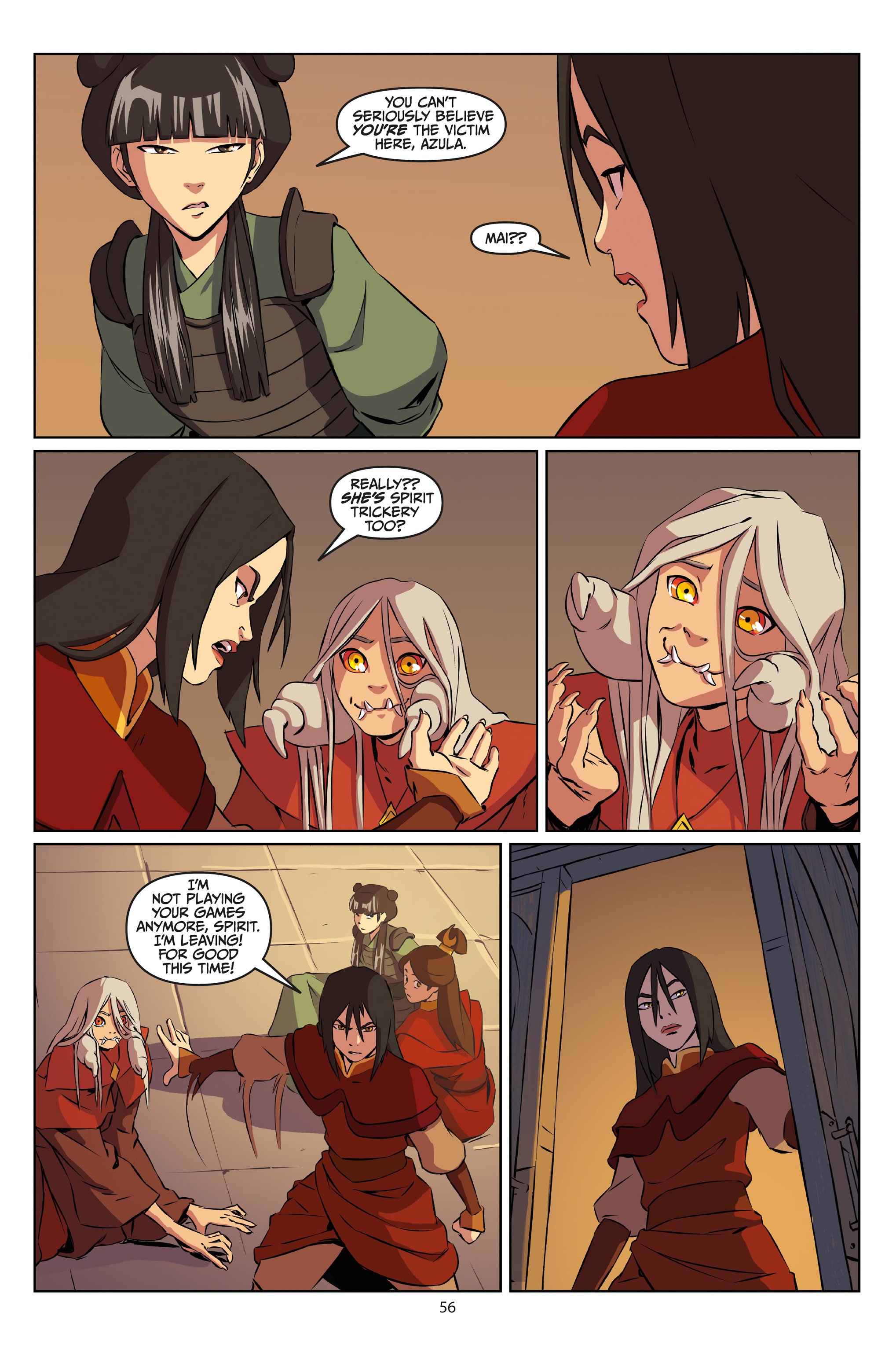 Read online Avatar: The Last Airbender - Azula in the Spirit Temple comic -  Issue # TPB - 57