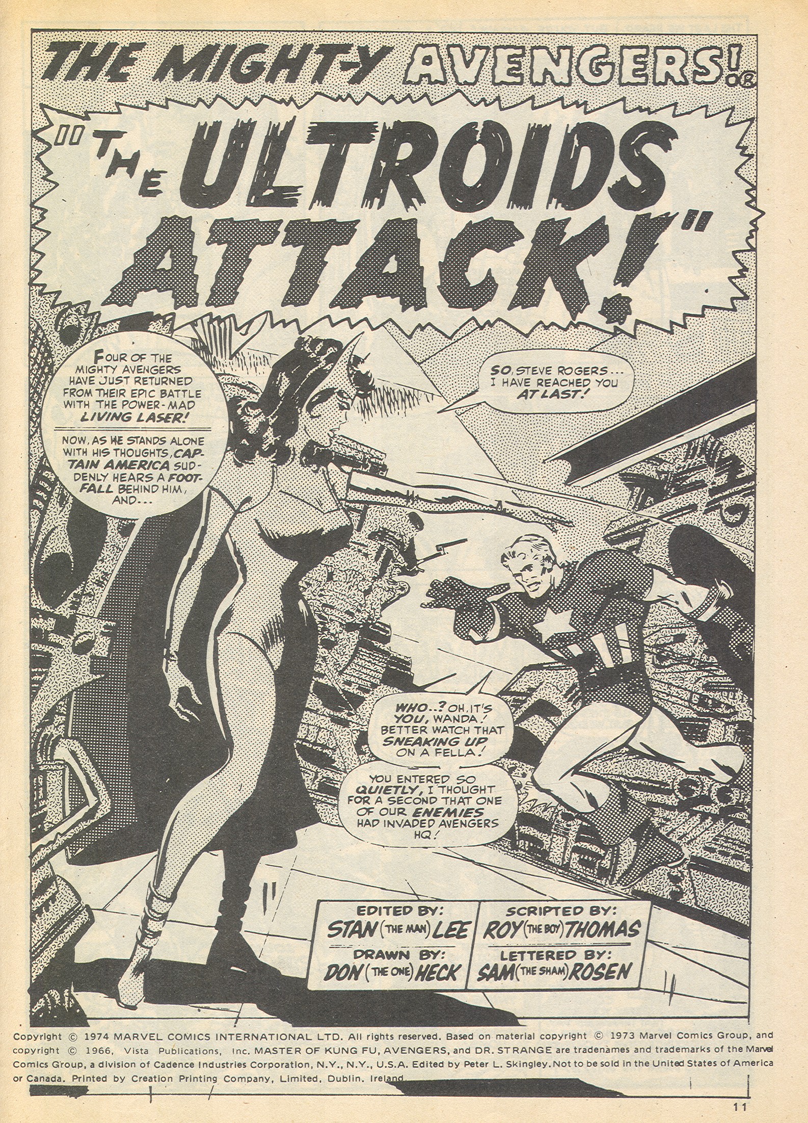 Read online The Avengers (1973) comic -  Issue #38 - 11