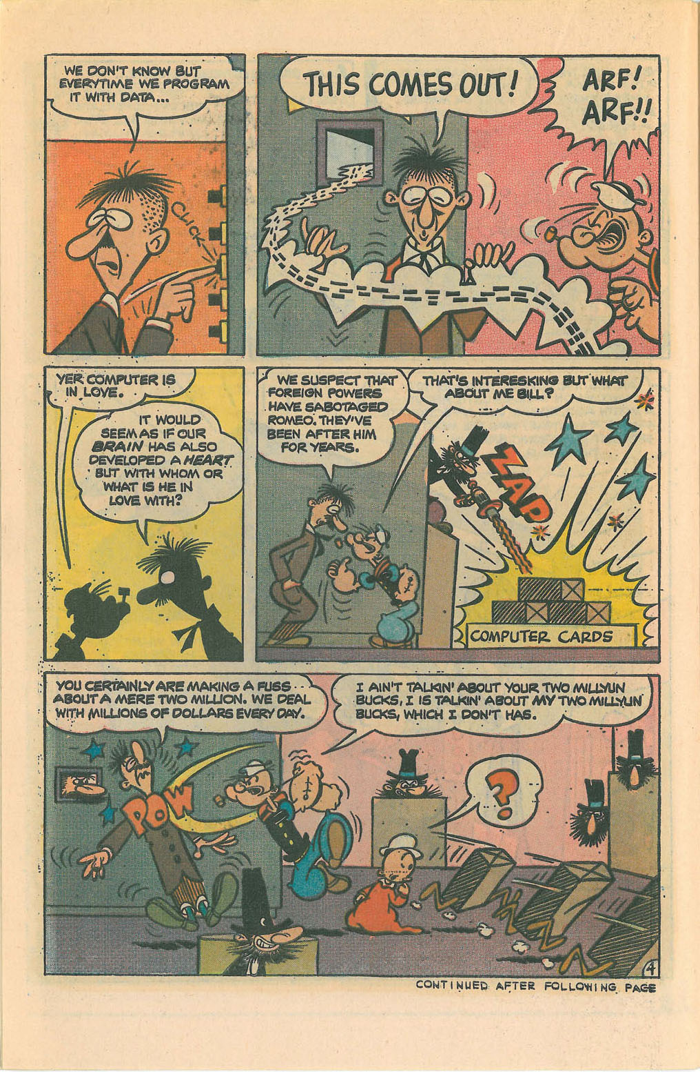 Read online Popeye (1948) comic -  Issue #125 - 6