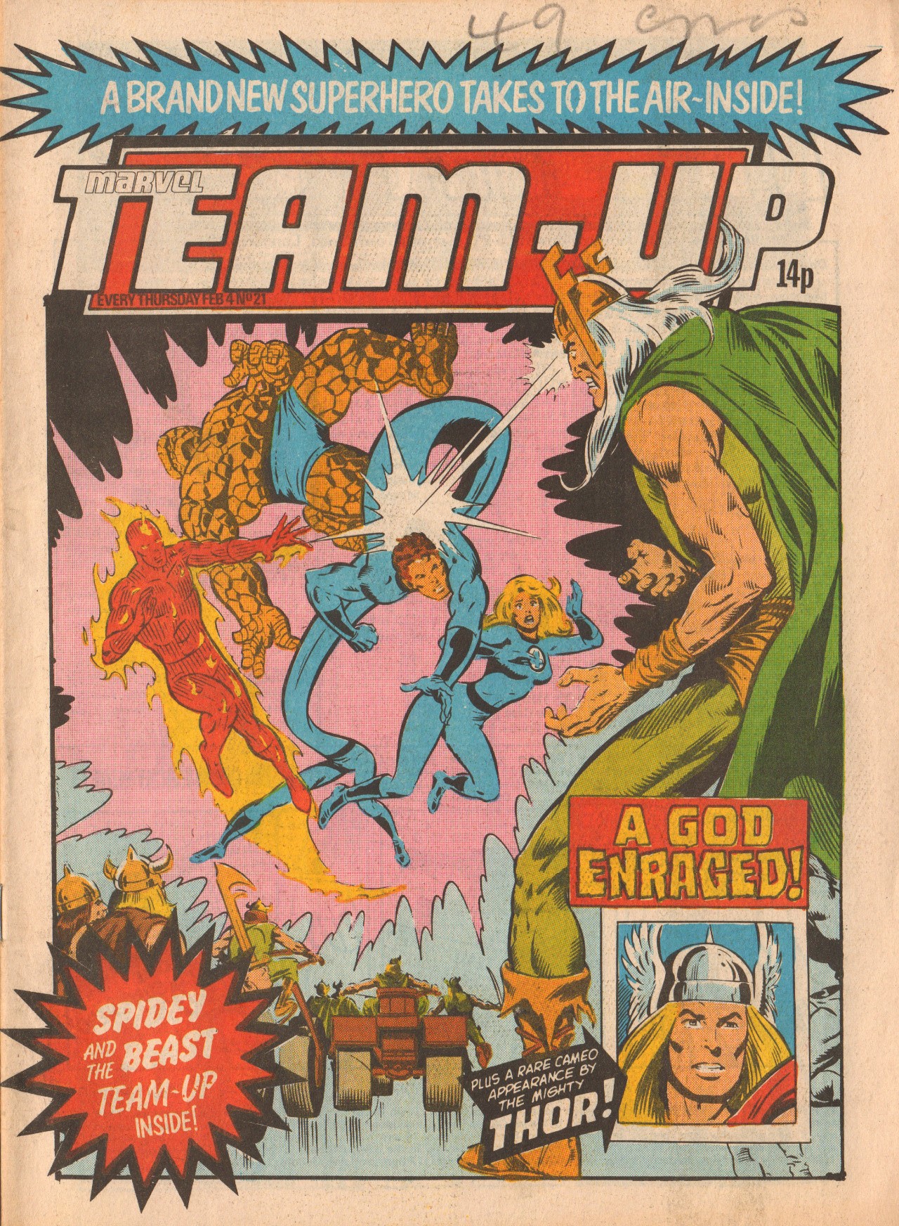 Read online Marvel Team-Up (1980) comic -  Issue #21 - 1