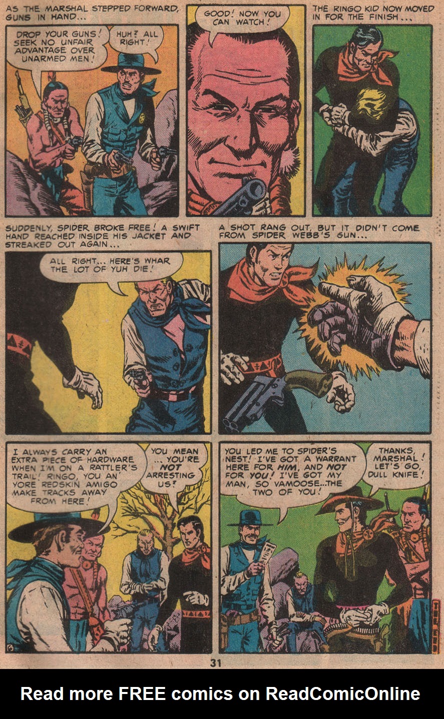 Read online Ringo Kid (1970) comic -  Issue #28 - 33