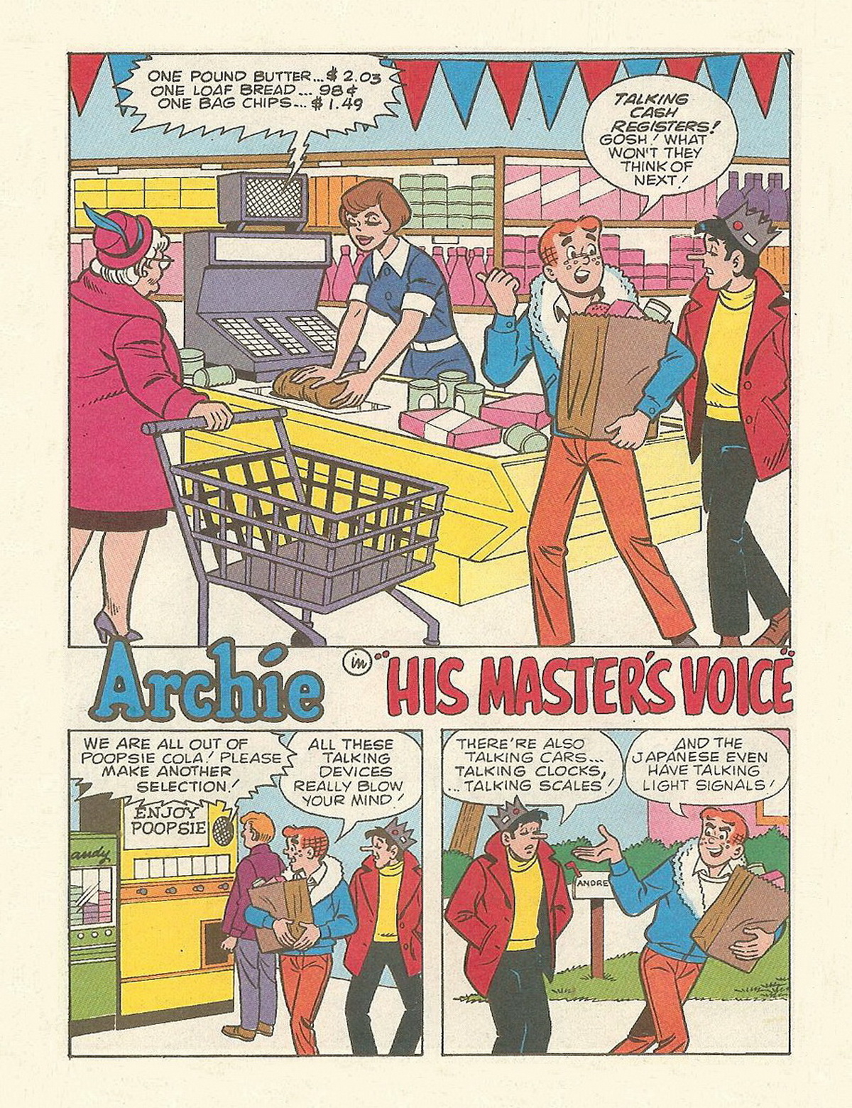 Read online Archie's Double Digest Magazine comic -  Issue #65 - 145