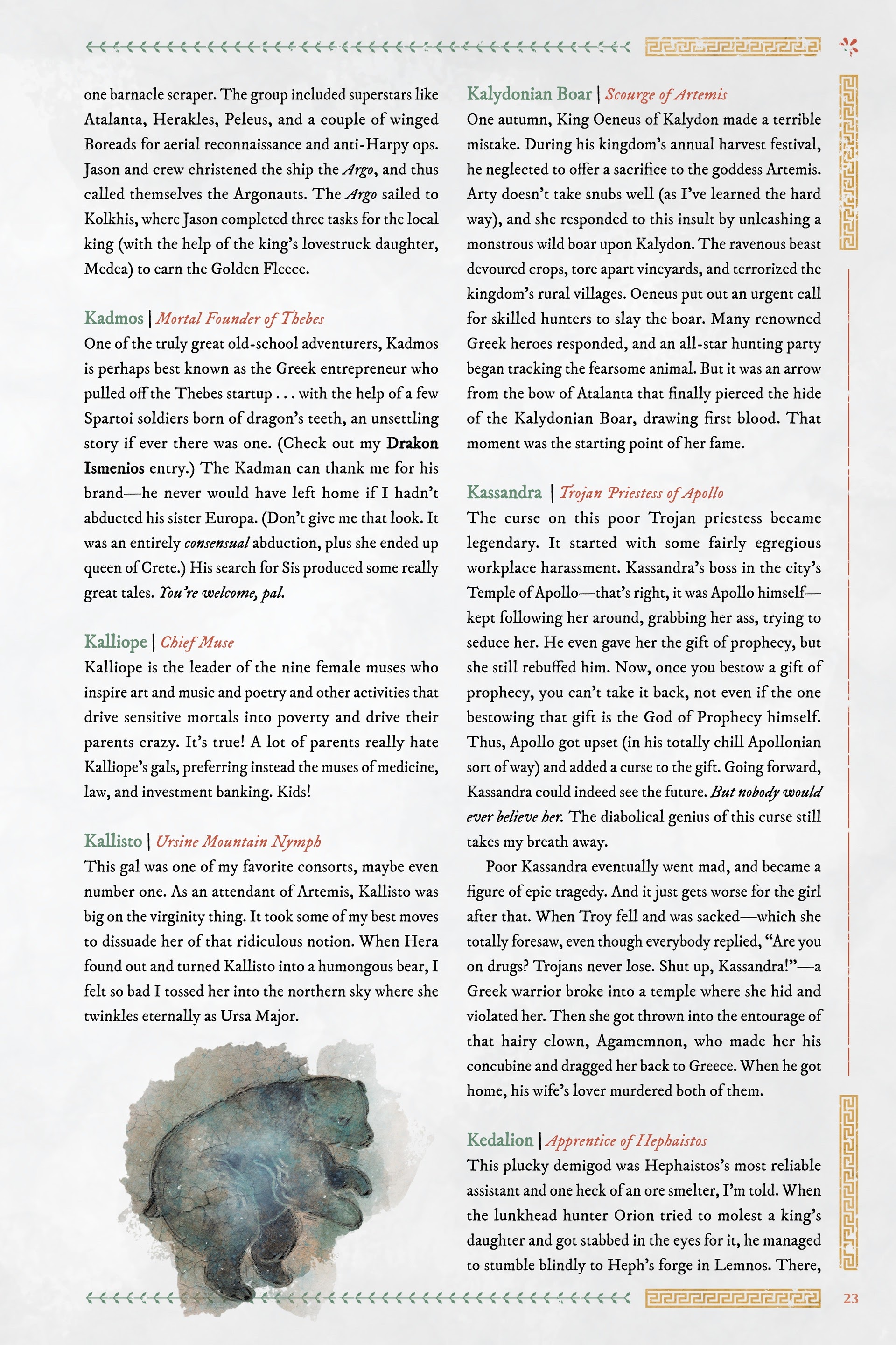 Read online Immortals Fenyx Rising: A Traveler's Guide to the Golden Isle comic -  Issue # TPB - 23