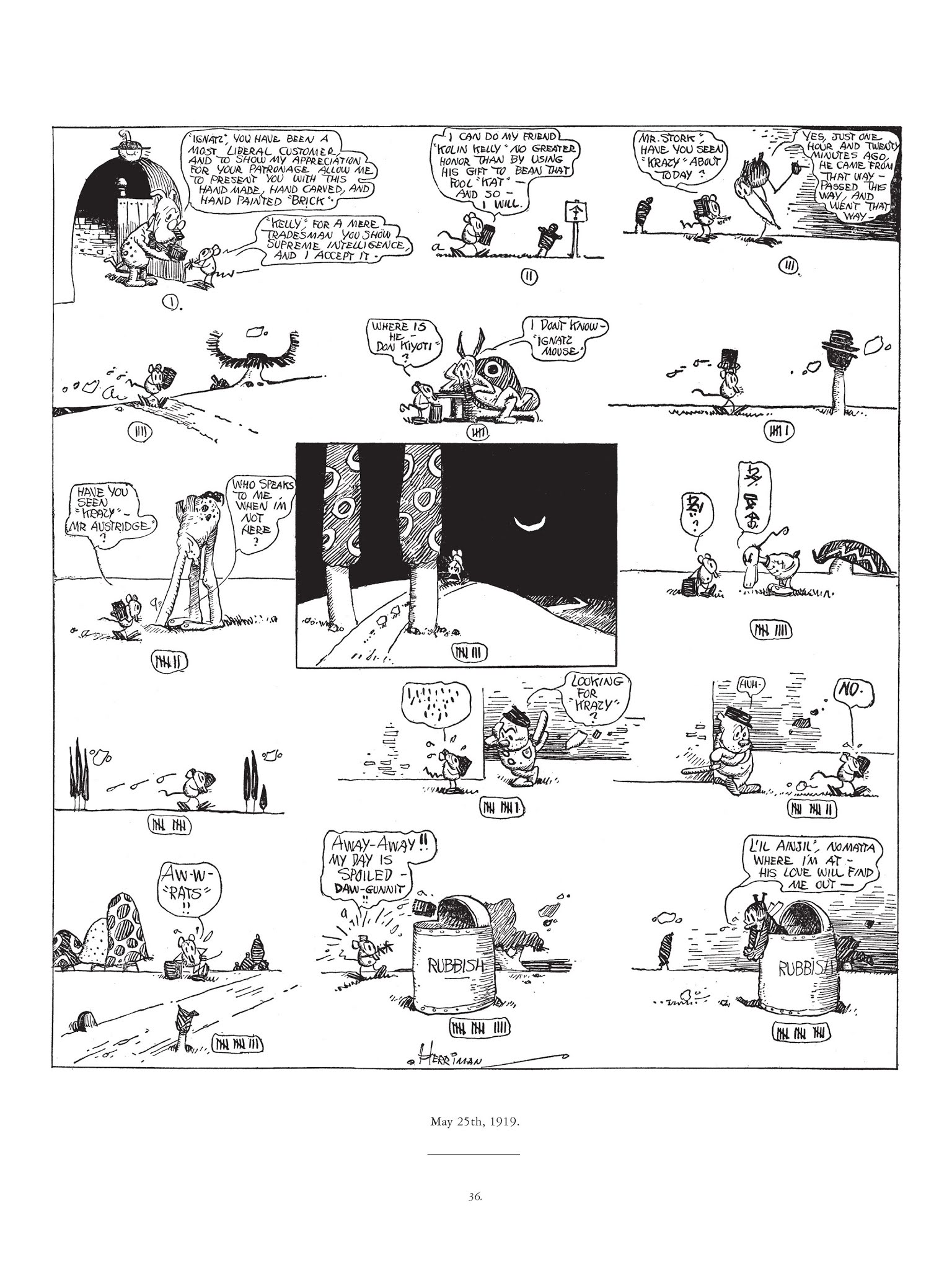 Read online Krazy & Ignatz comic -  Issue # TPB 2 - 36