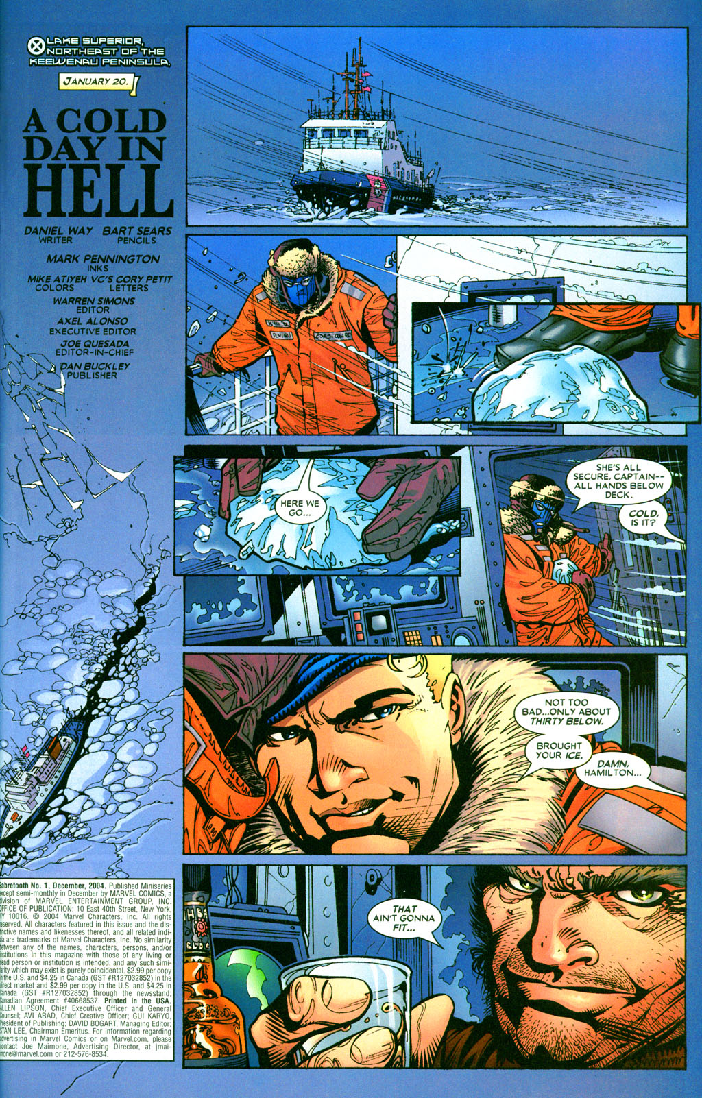 Read online Sabretooth (2004) comic -  Issue #1 - 2