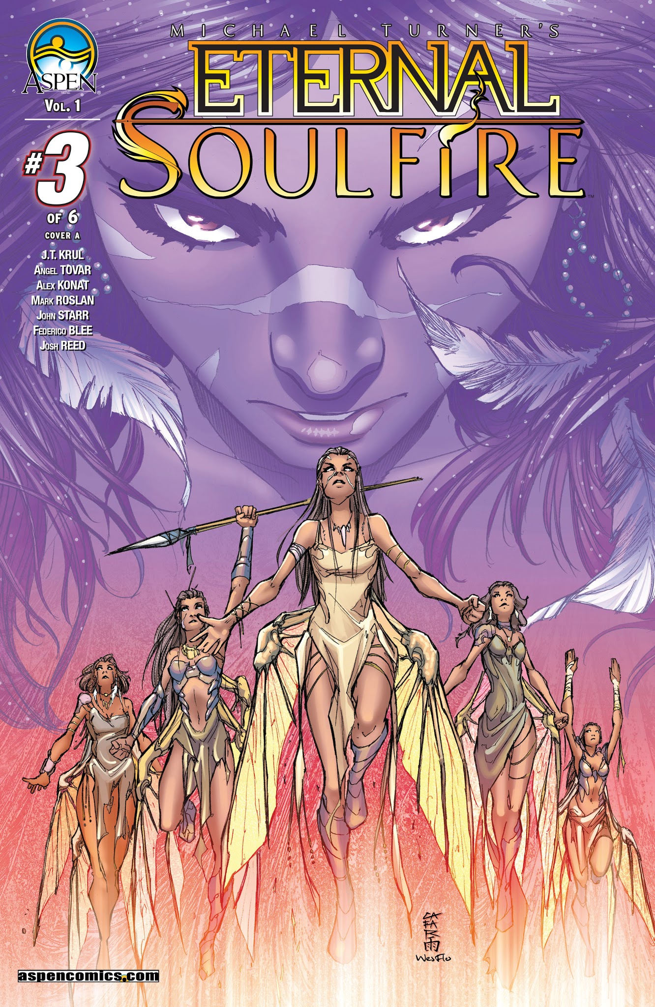 Read online Michael Turner's Eternal Soulfire comic -  Issue #3 - 1