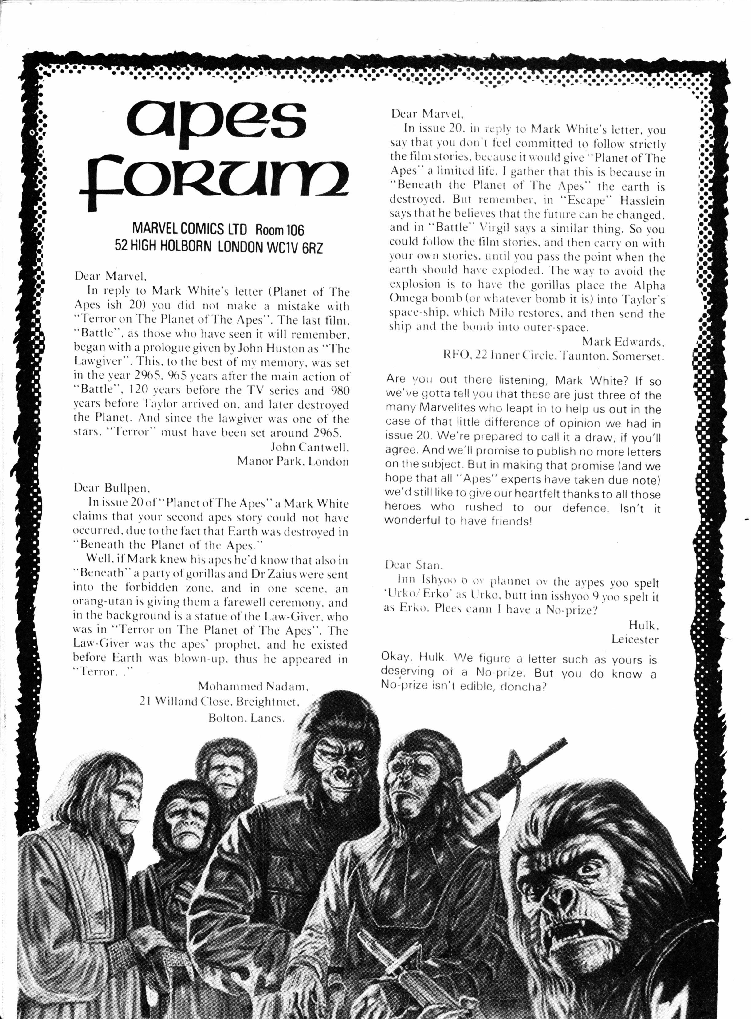 Read online Planet of the Apes (1974) comic -  Issue #29 - 17