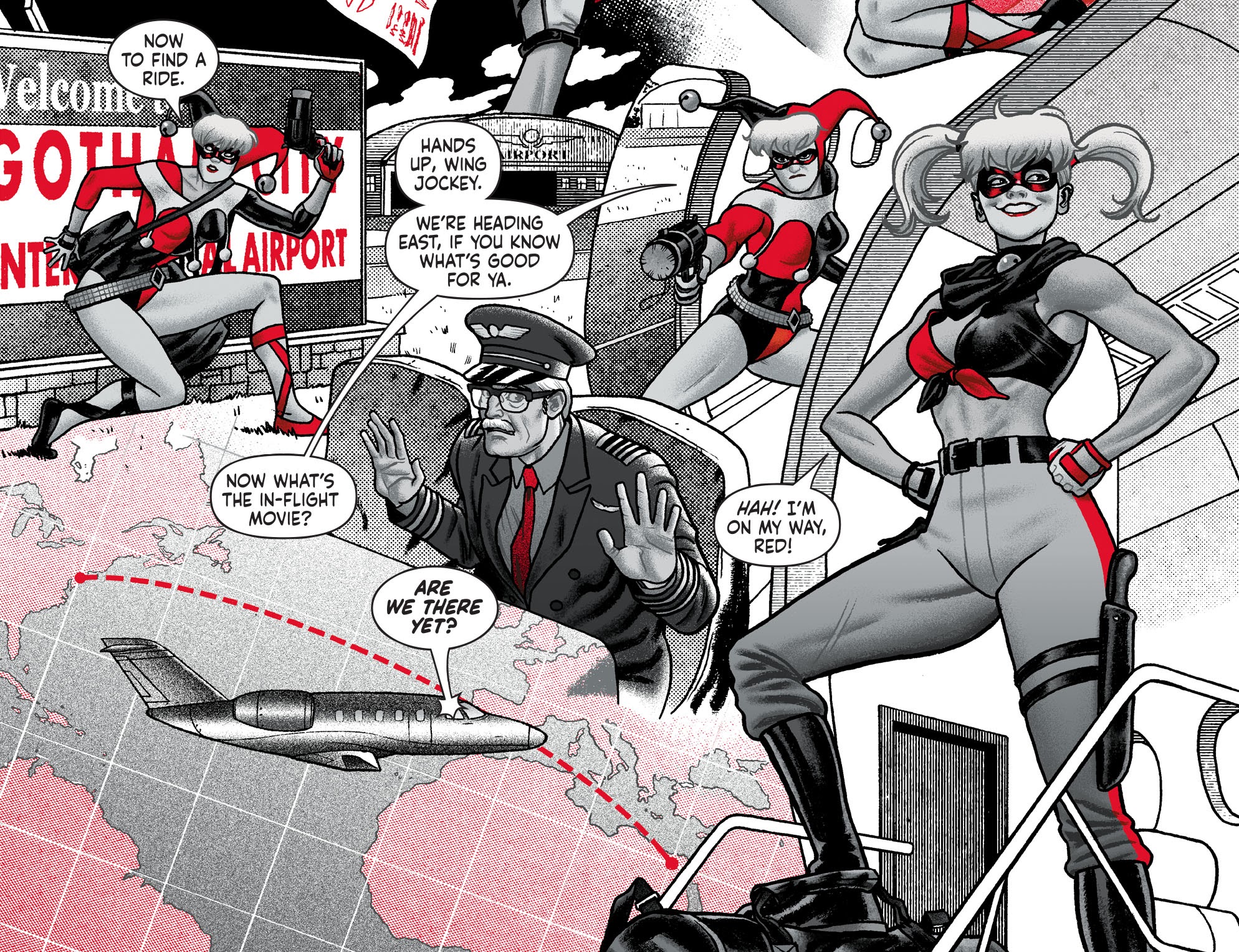 Read online Harley Quinn Black   White   Red comic -  Issue #9 - 13