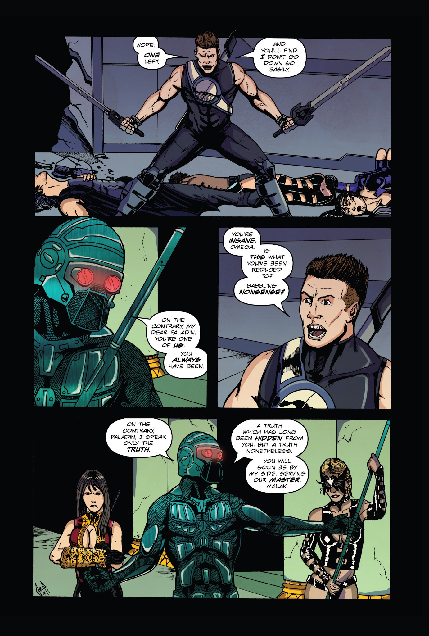 Read online Alpha Gods comic -  Issue #5 - 20