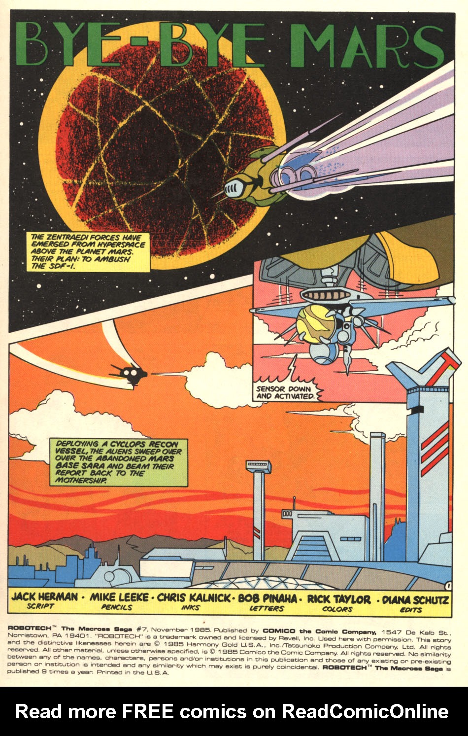 Read online Robotech The Macross Saga comic -  Issue #7 - 3