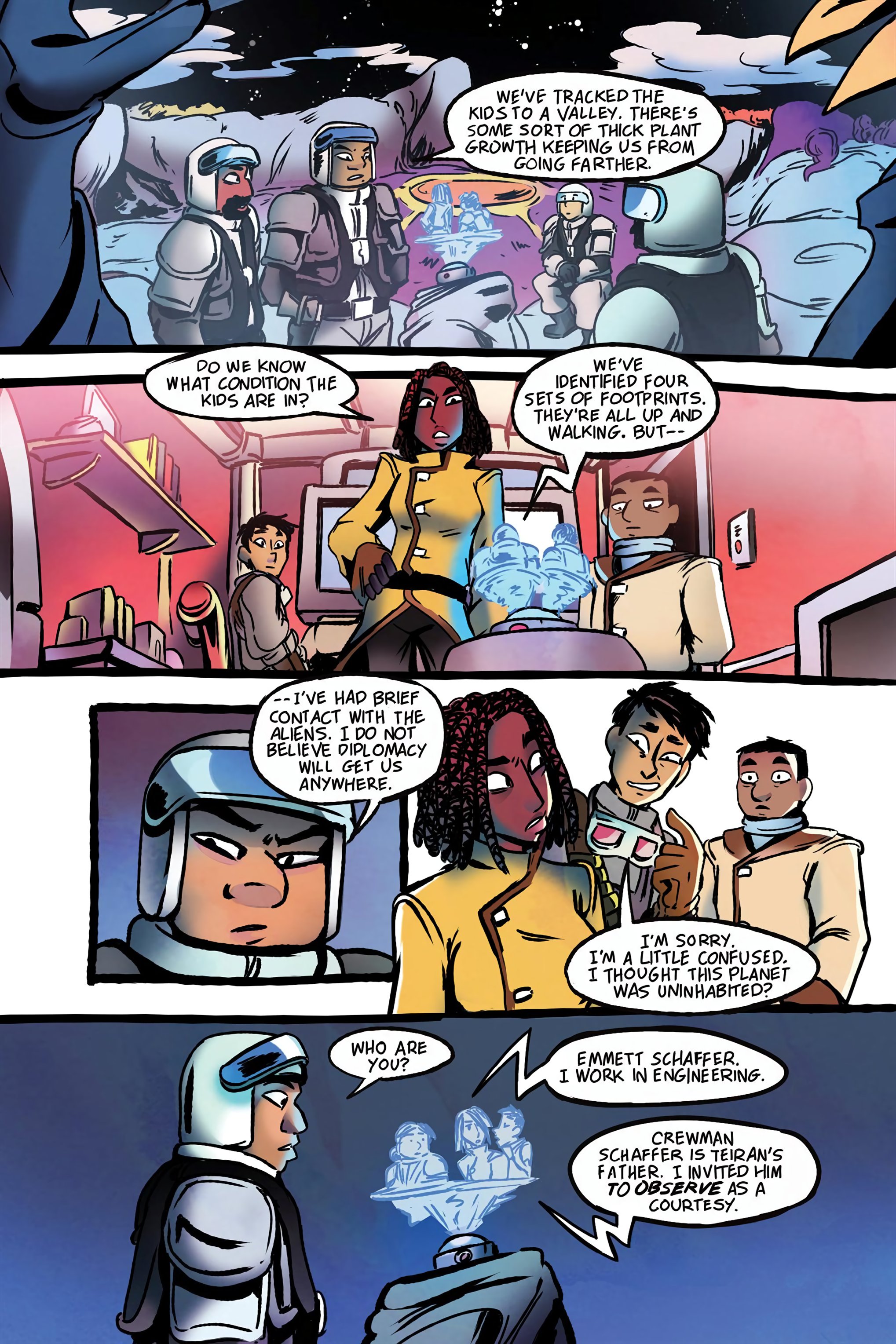 Read online Cosmic Cadets: Contact! comic -  Issue # TPB (Part 1) - 75