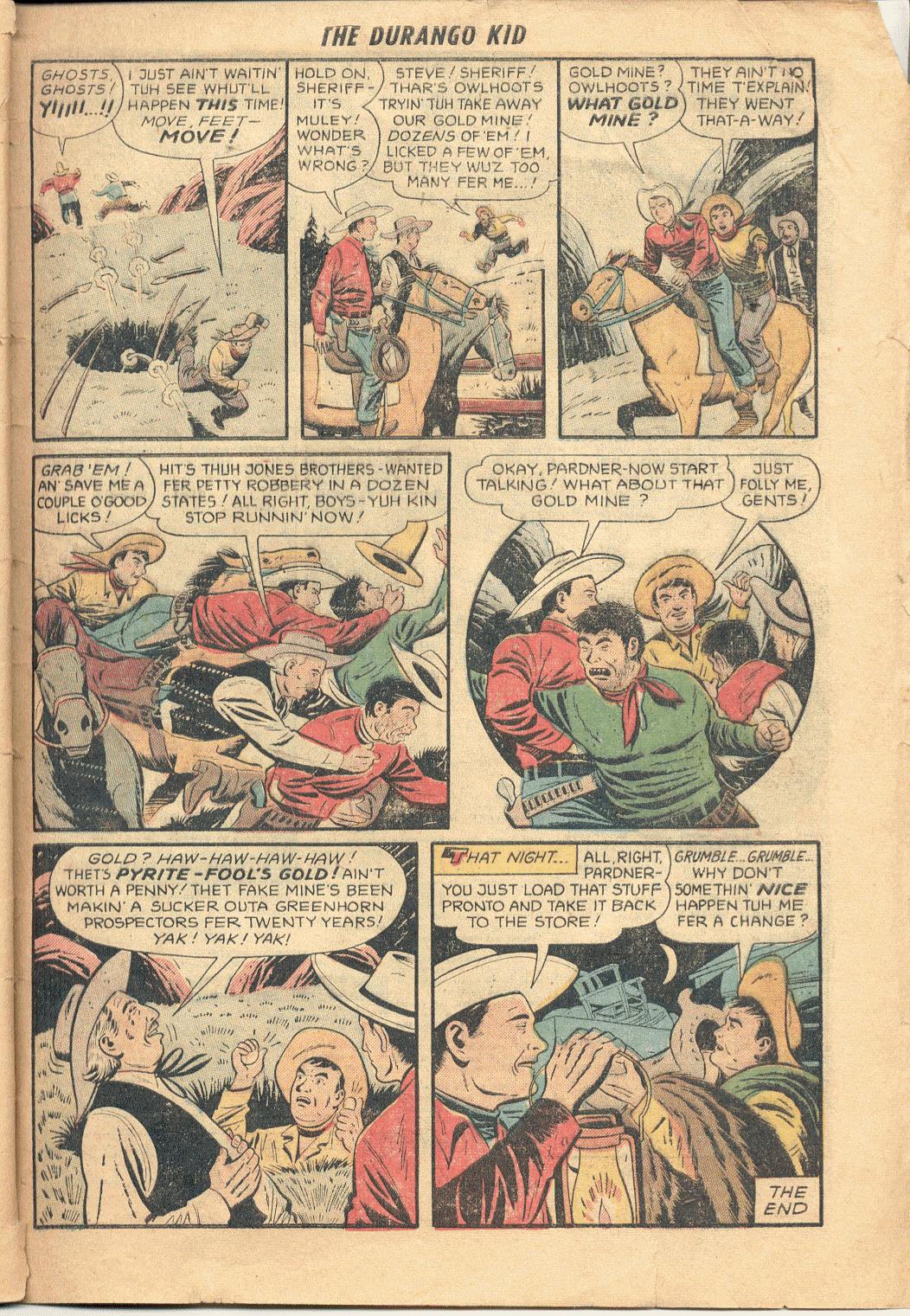Read online Charles Starrett as The Durango Kid comic -  Issue #20 - 33