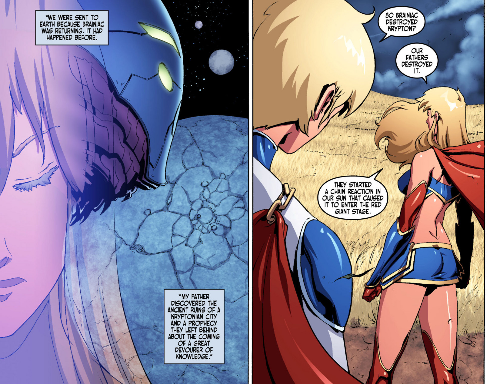 Read online Ame-Comi: Supergirl comic -  Issue #1 - 17