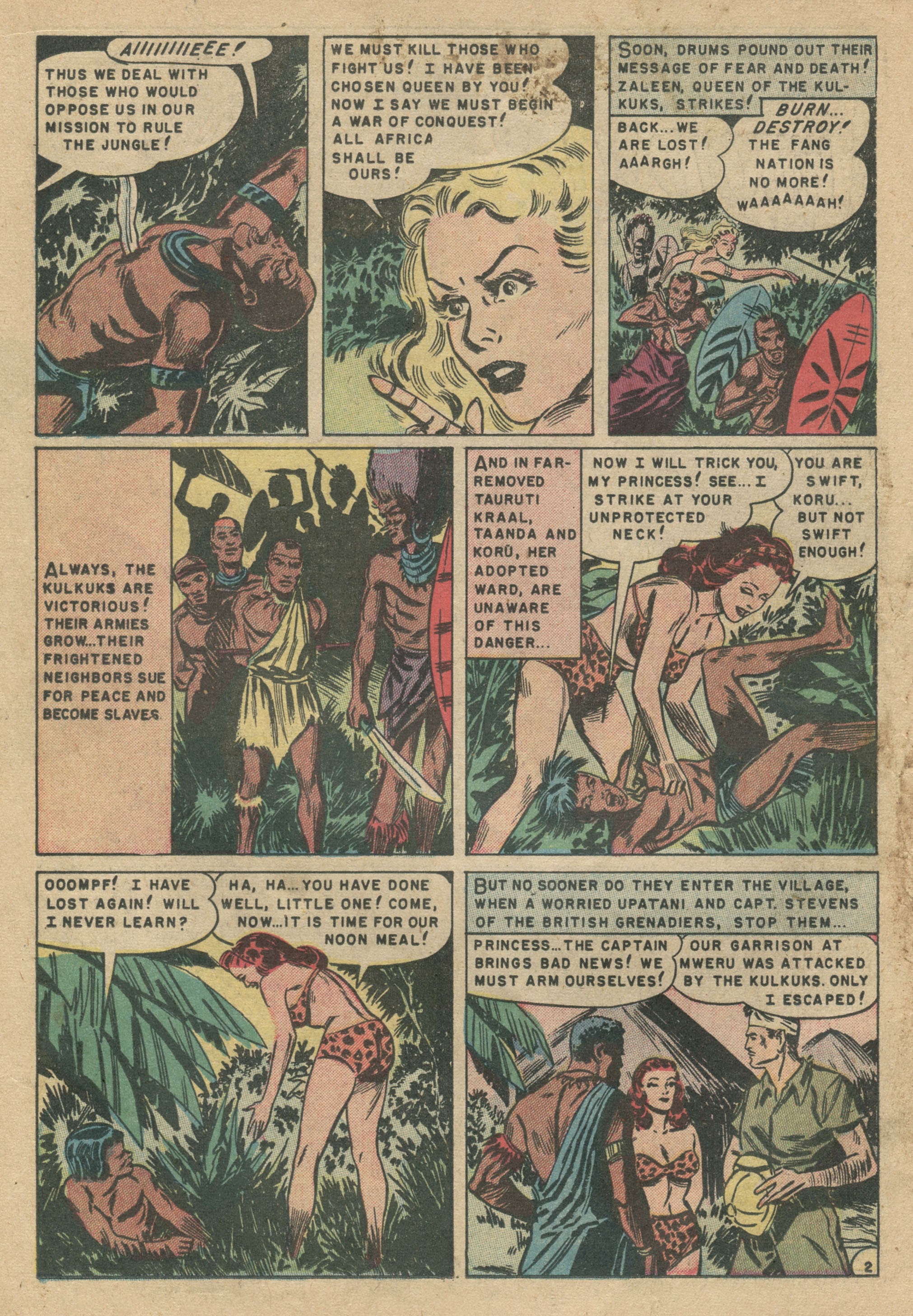 Read online Taanda White Princess of the Jungle comic -  Issue #2 - 18