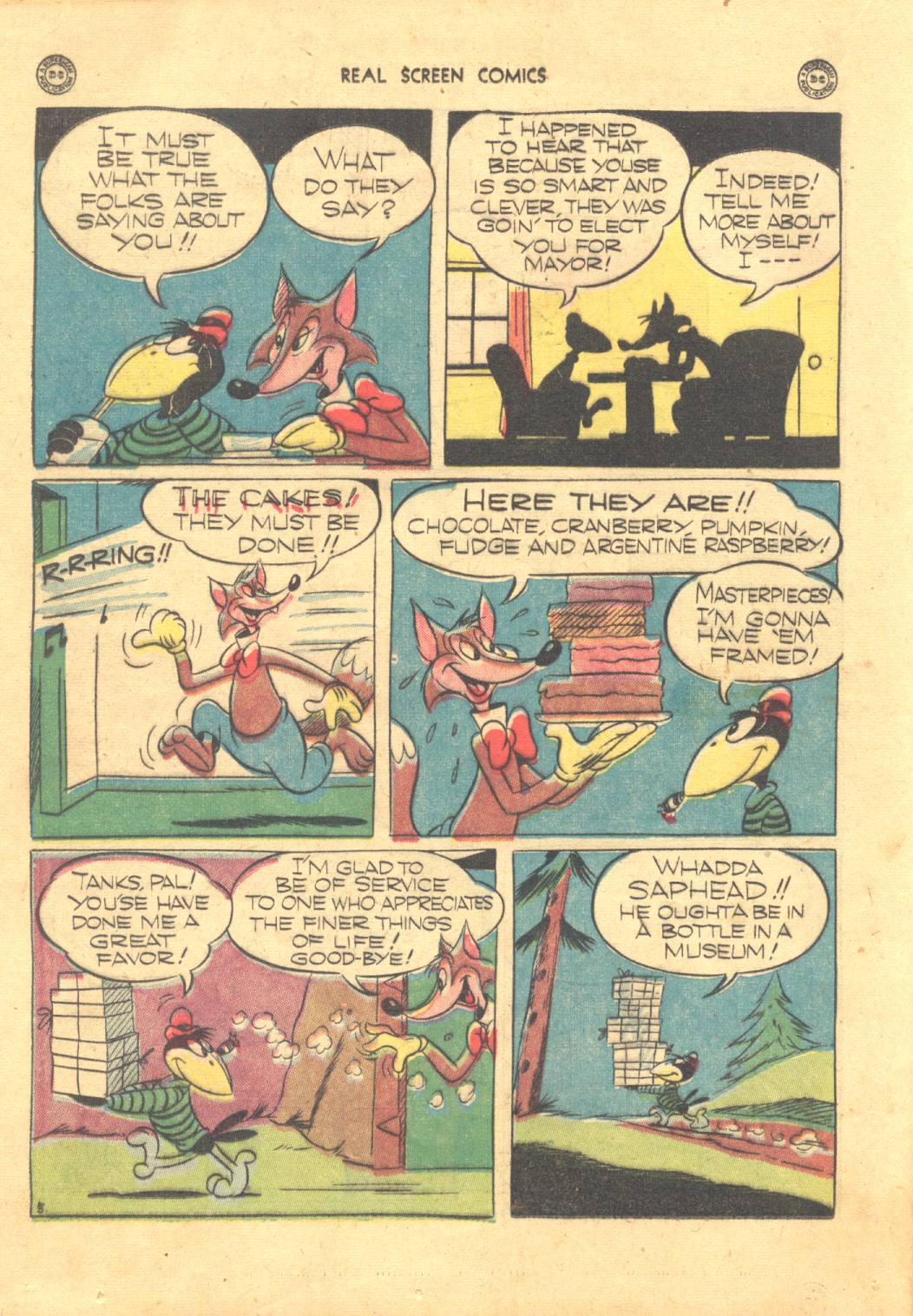 Read online Real Screen Comics comic -  Issue #7 - 22