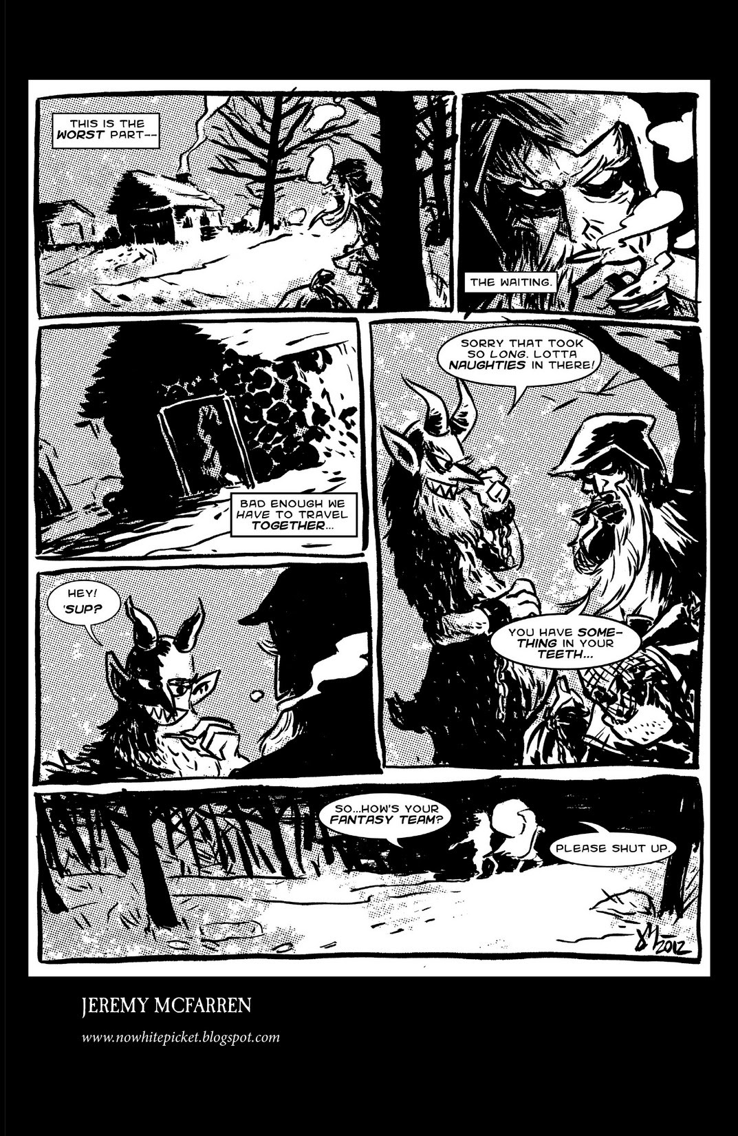 Read online 'Twas the Night Before Krampus comic -  Issue # Full - 55