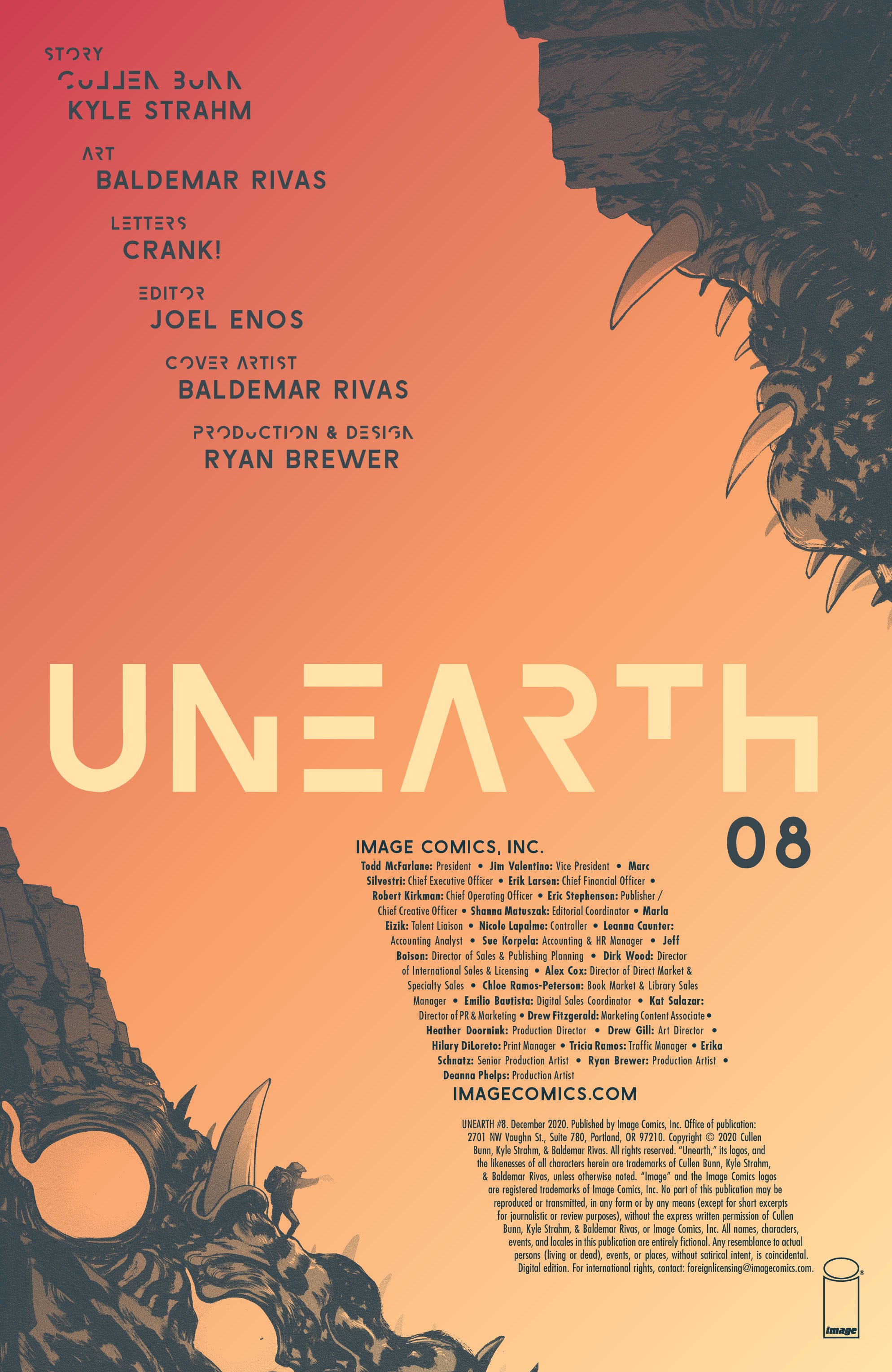 Read online Unearth comic -  Issue #8 - 3