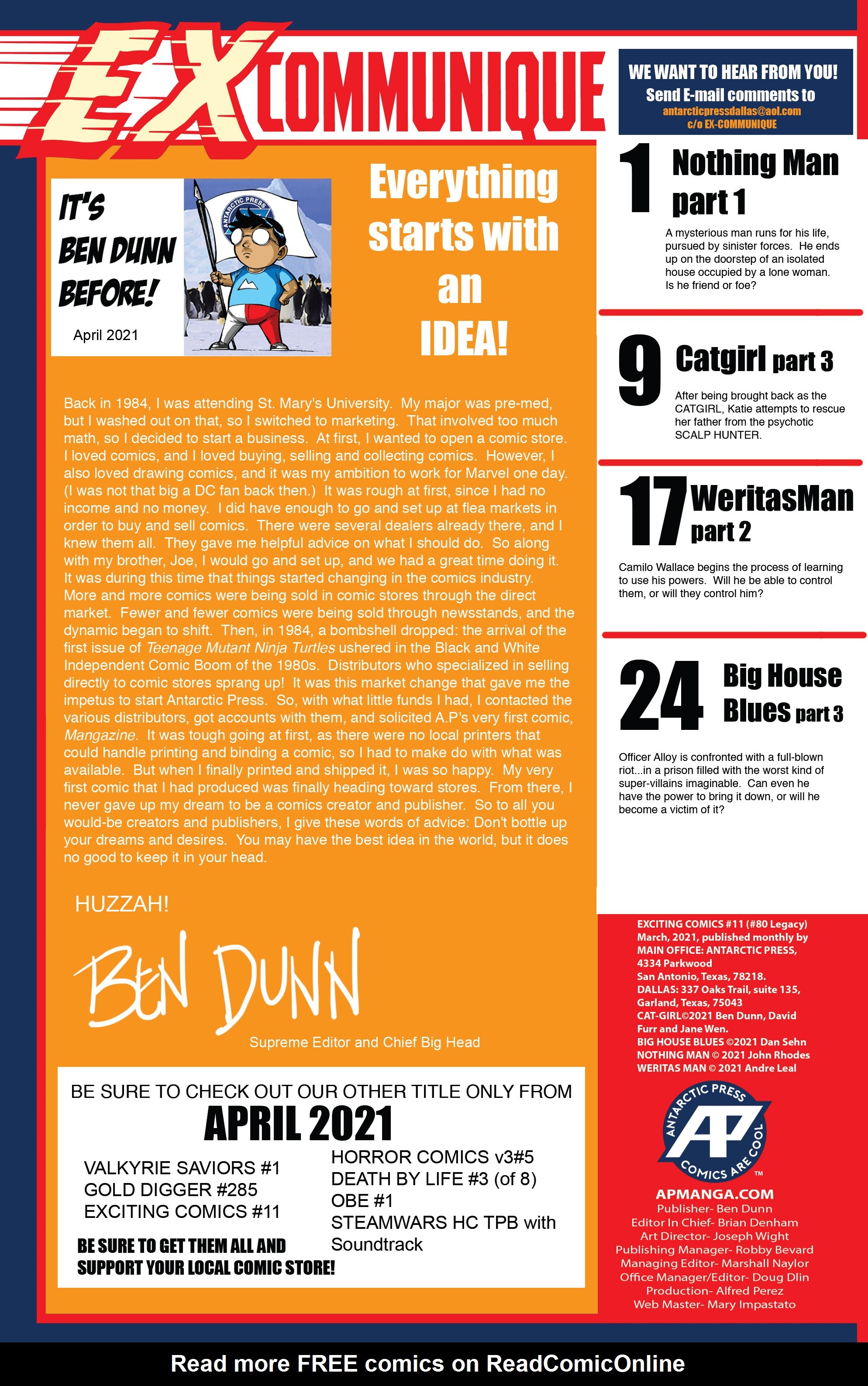 Read online Exciting Comics (2019) comic -  Issue #11 - 2