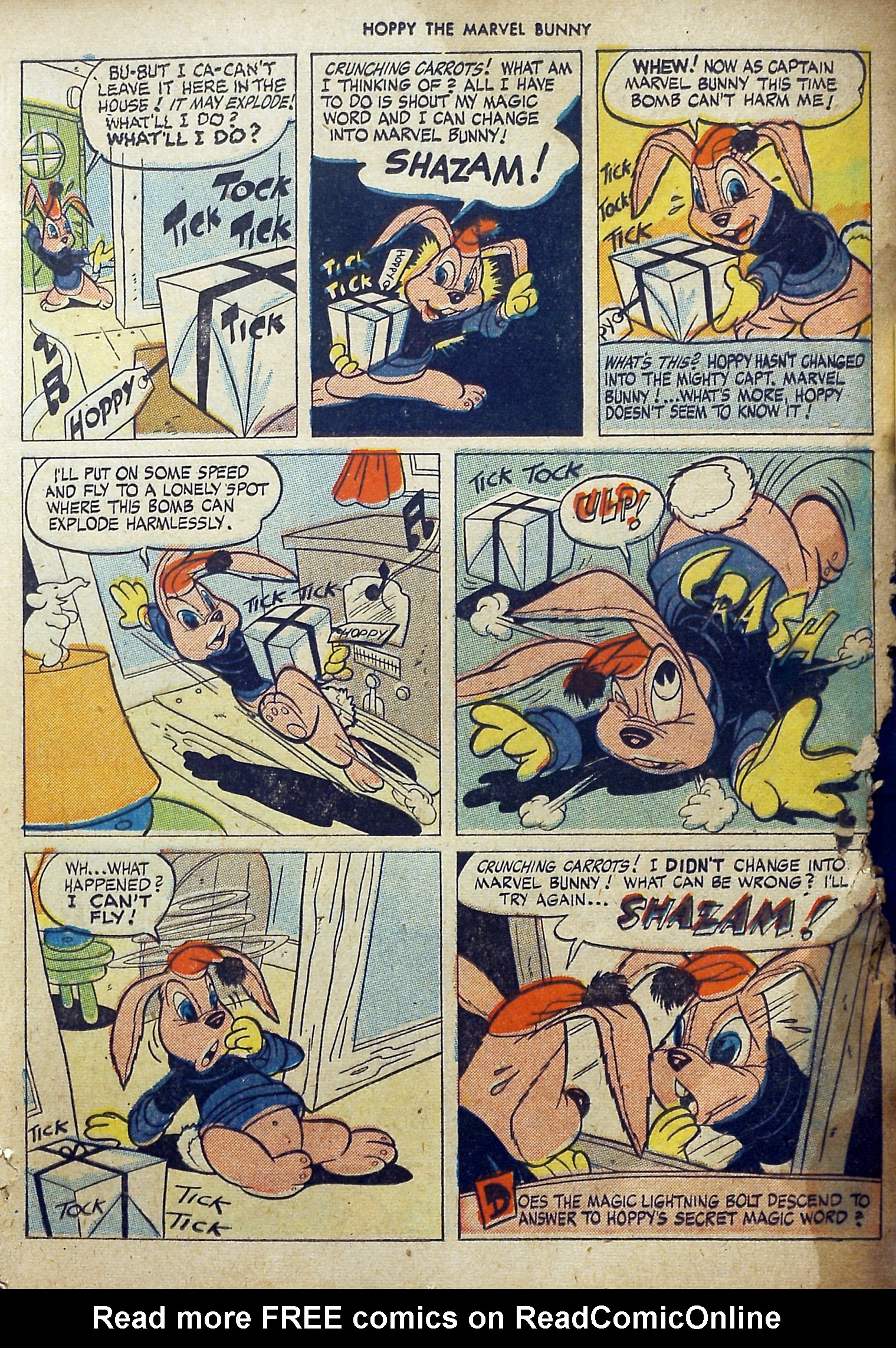 Read online Hoppy The Marvel Bunny comic -  Issue #11 - 20