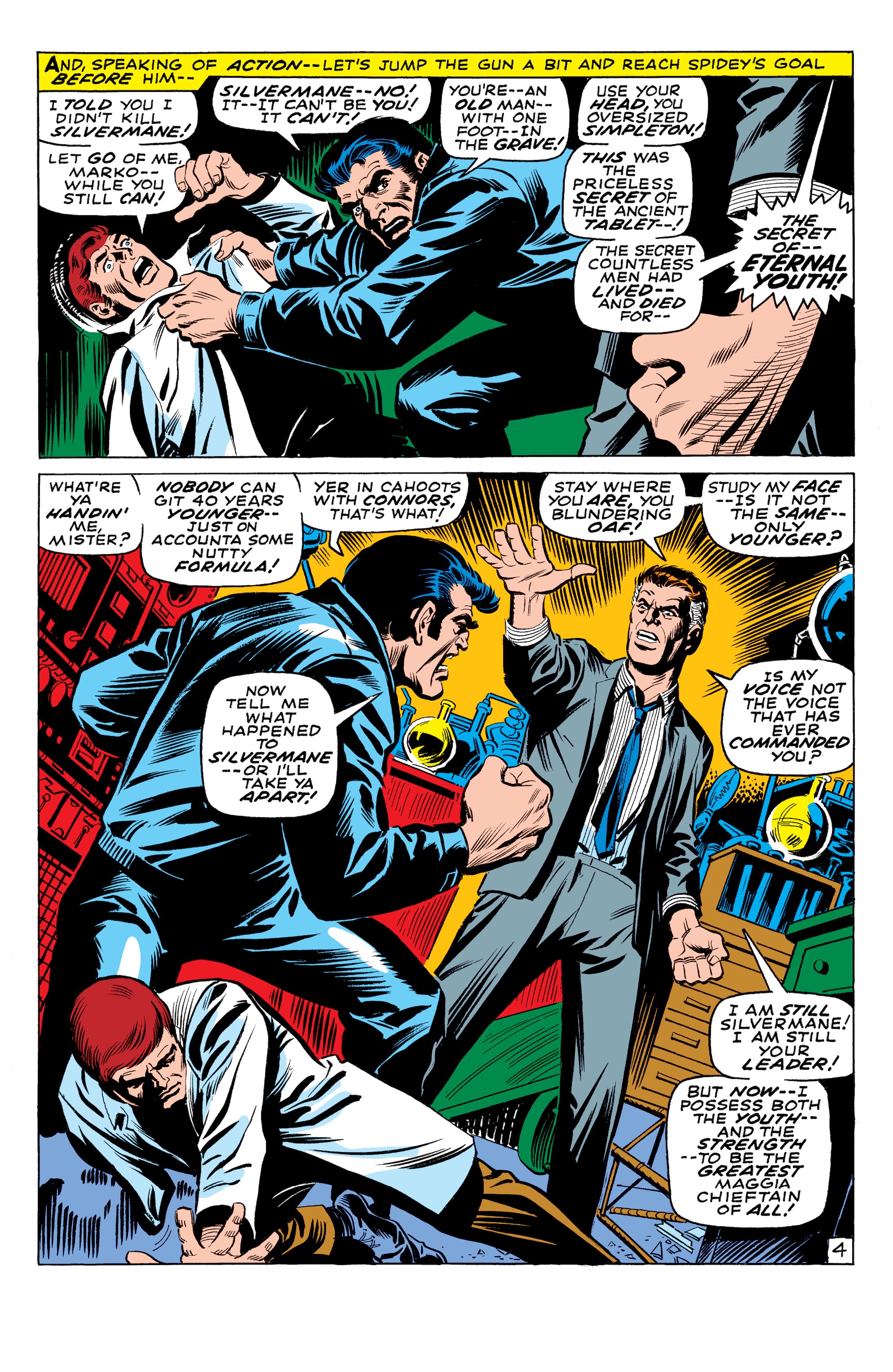 Read online Amazing Spider-Man Epic Collection comic -  Issue # The Secret of the Petrified Tablet (Part 3) - 5