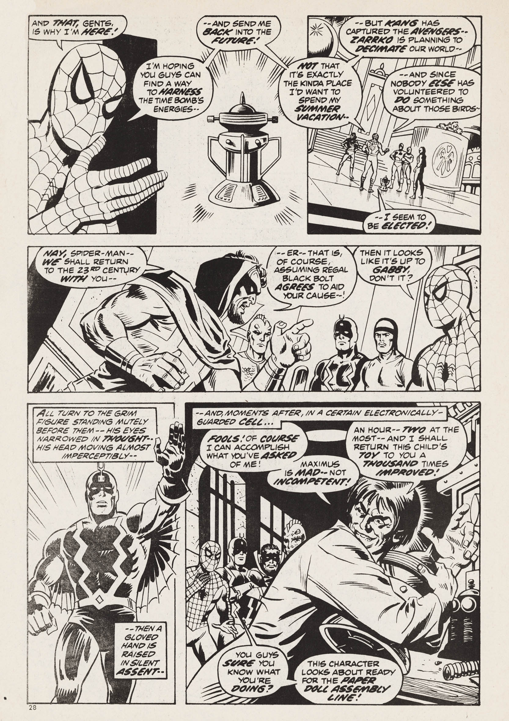 Read online Captain Britain (1976) comic -  Issue #30 - 28