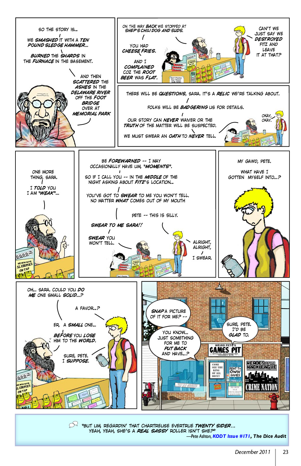 Read online Knights of the Dinner Table comic -  Issue #182 - 25